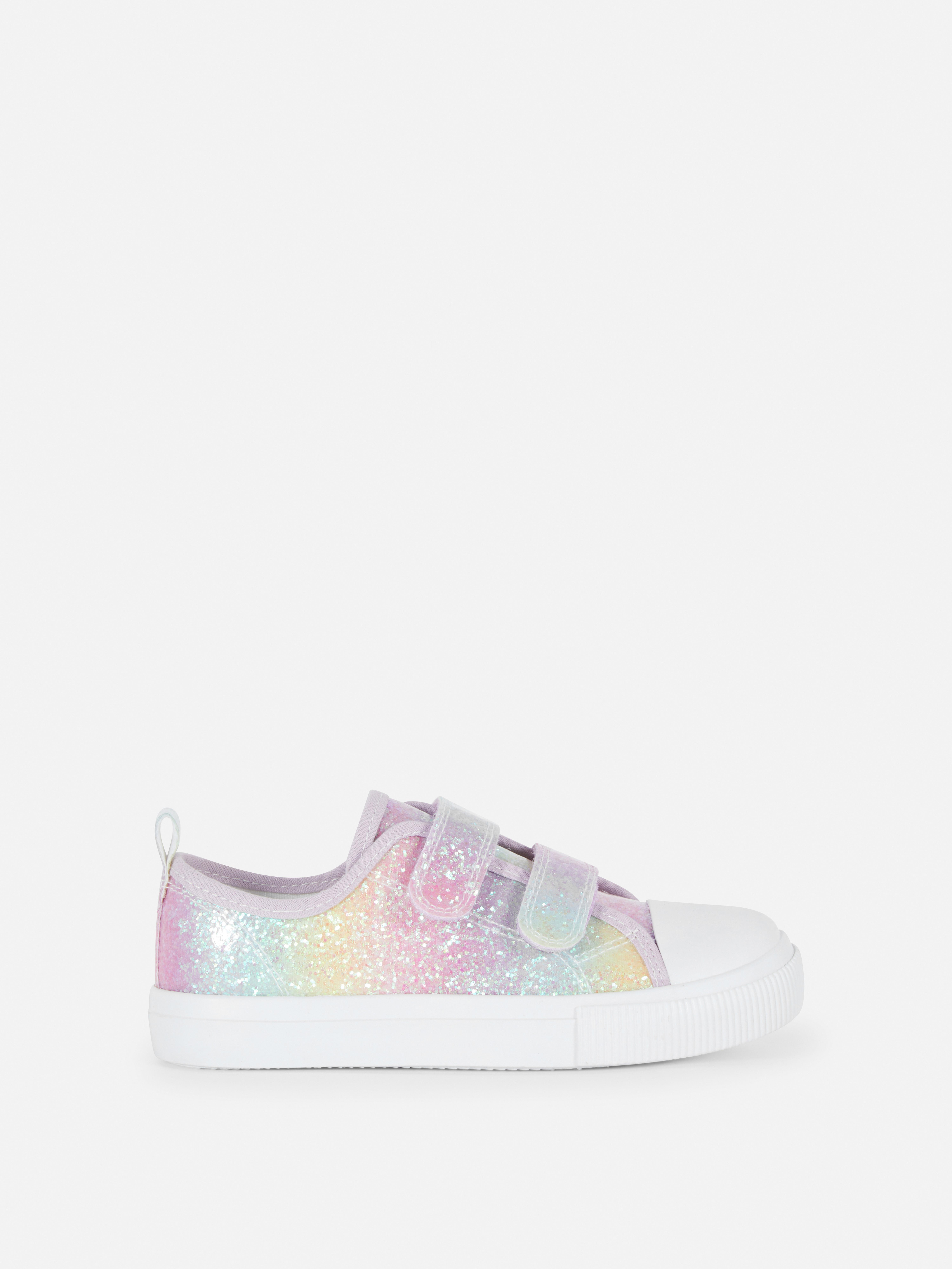 Ombré Glitter Low-Top Trainers