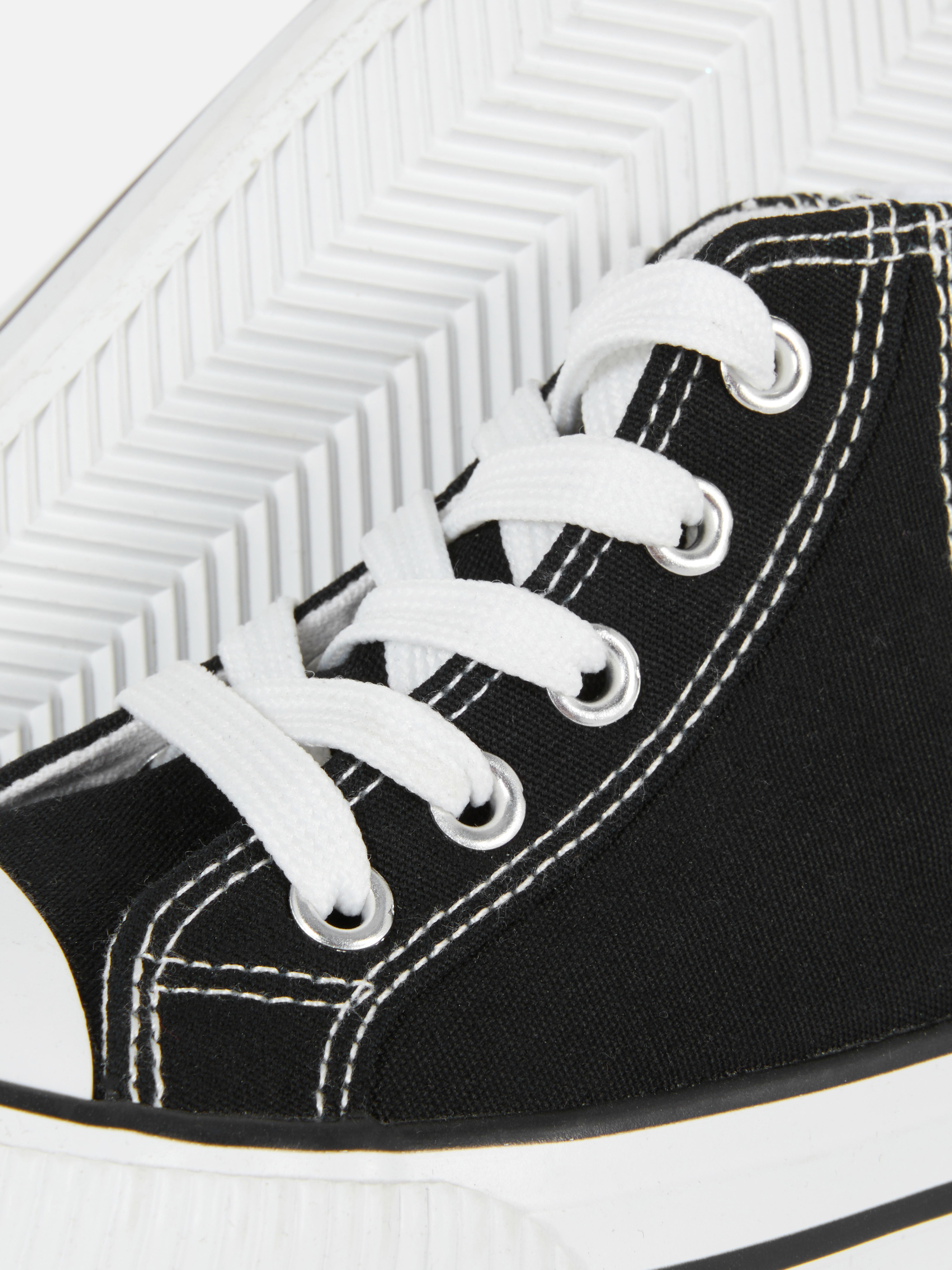 Canvas High-Top Trainers
