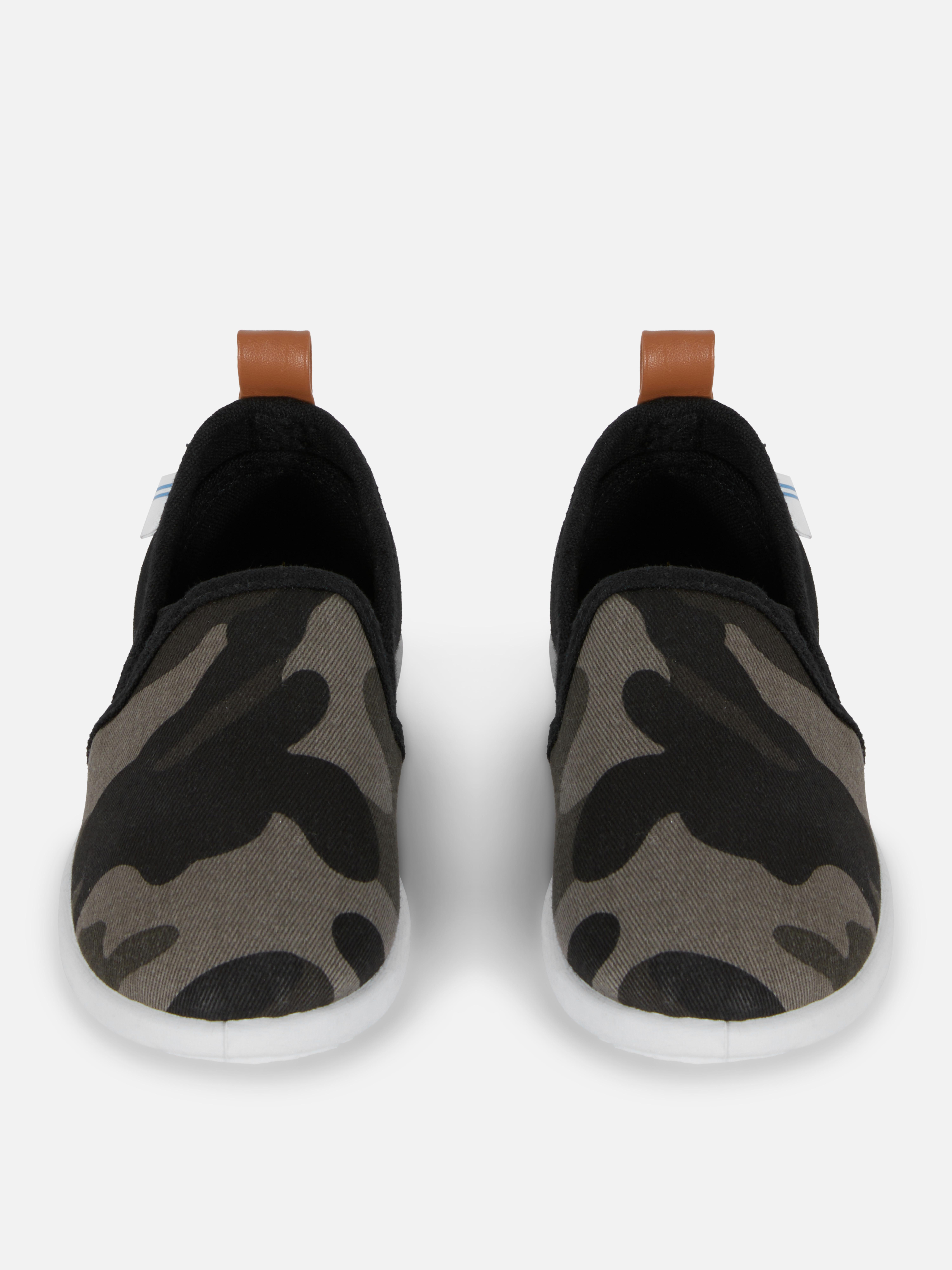 Camouflage Slip-On Shoes