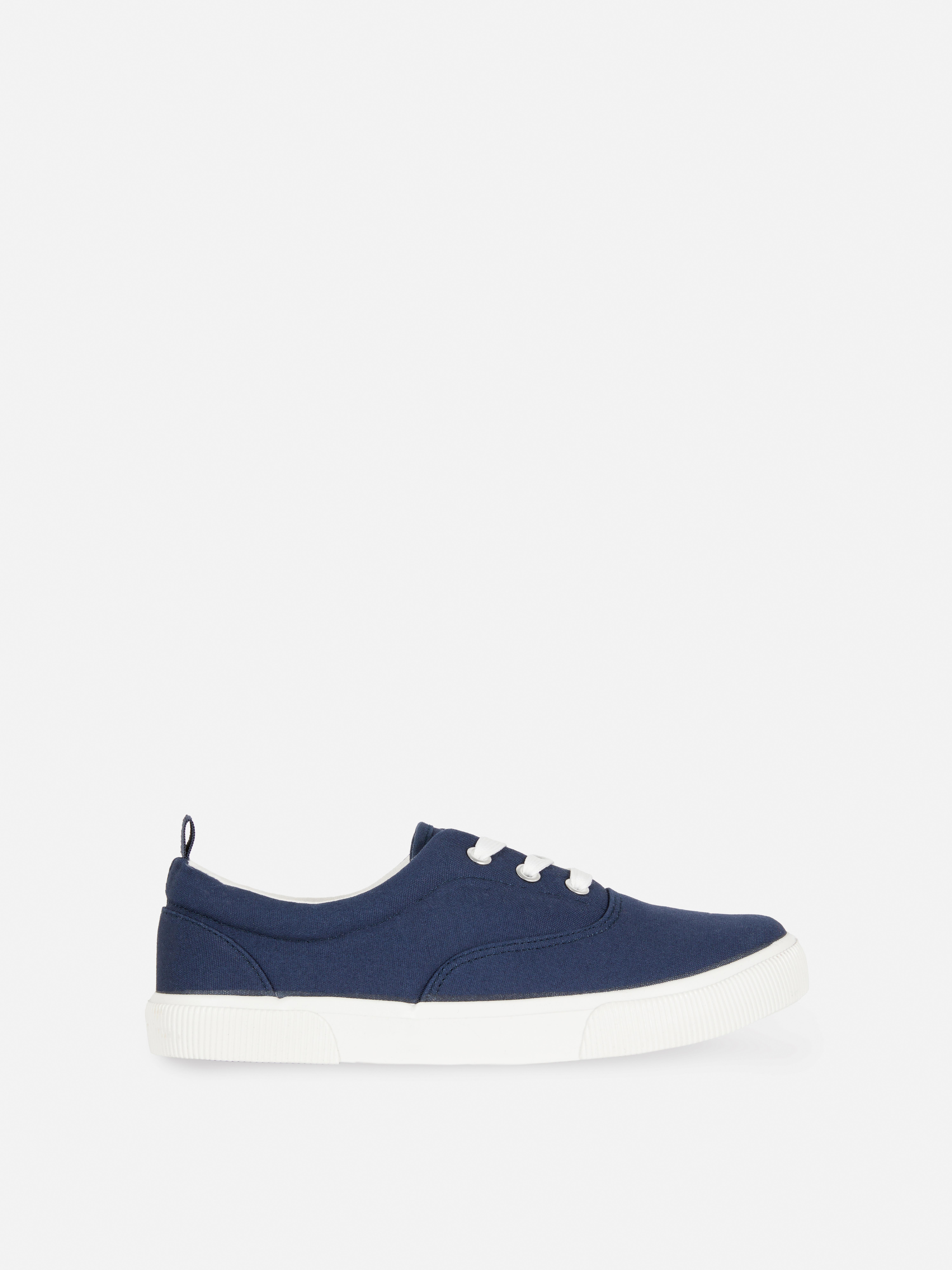 Lace-Up Canvas Trainers