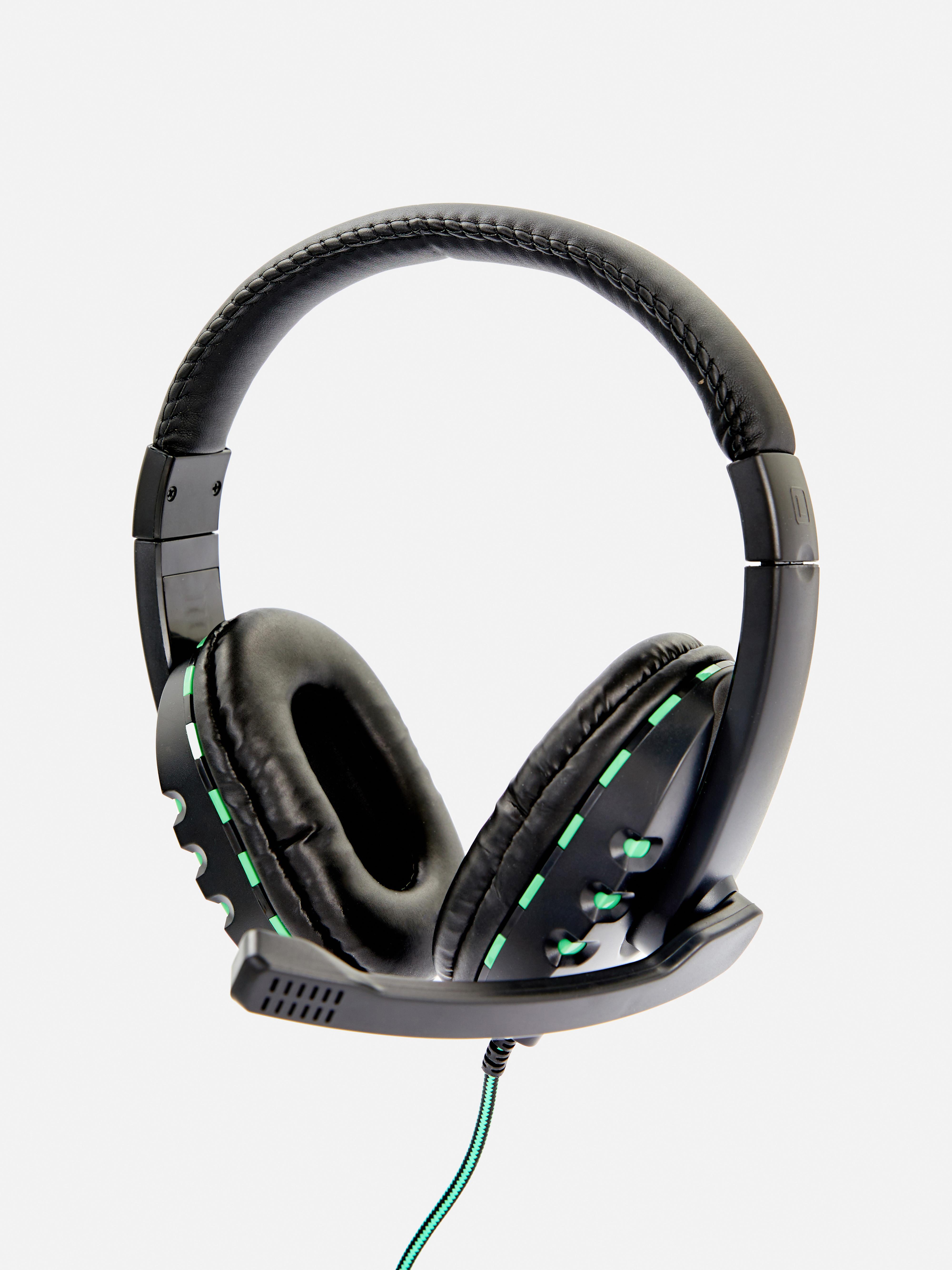 Casque jeux vidéo avec fonction microphone