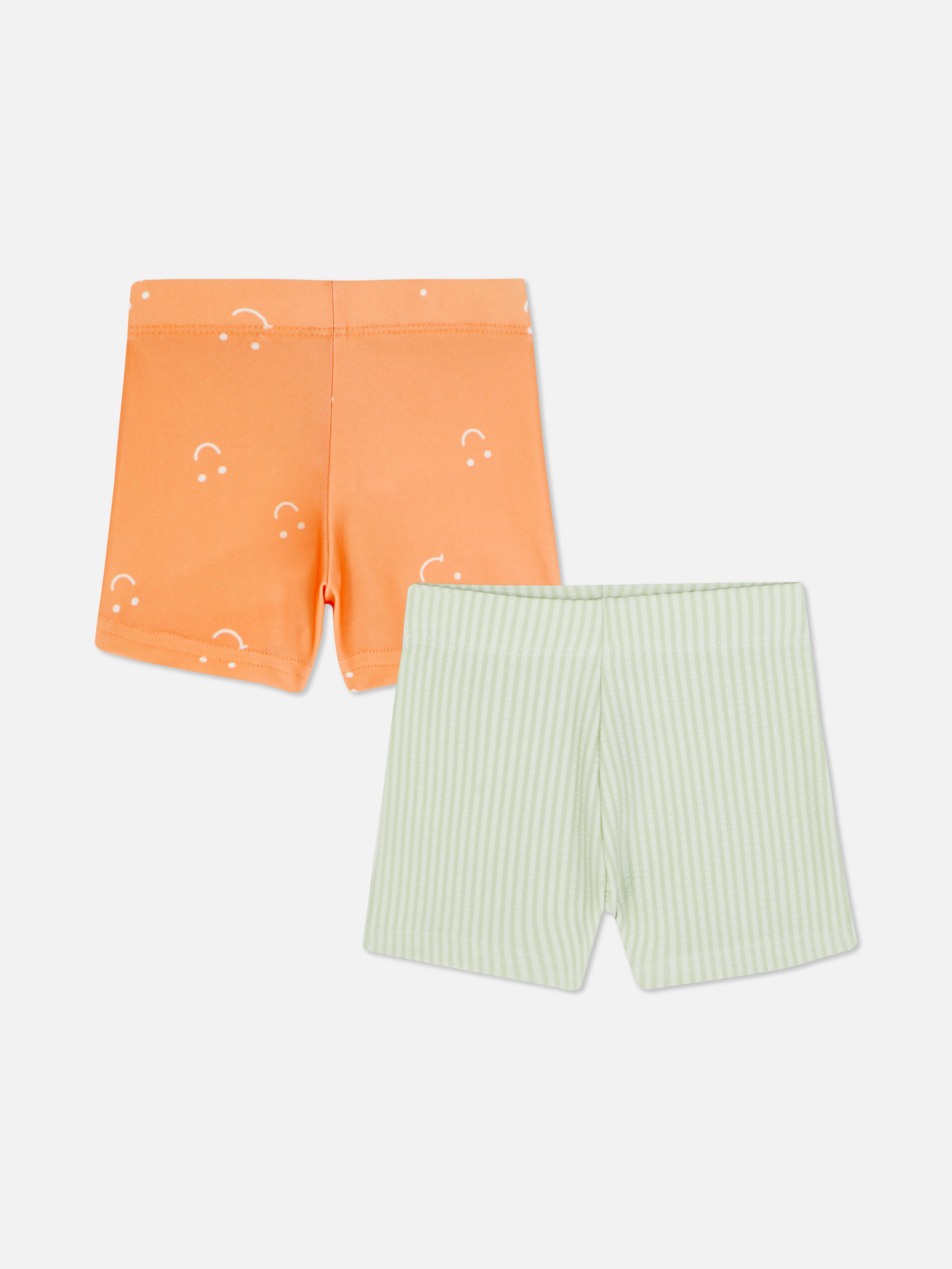 2-Pack Printed Swim Shorts