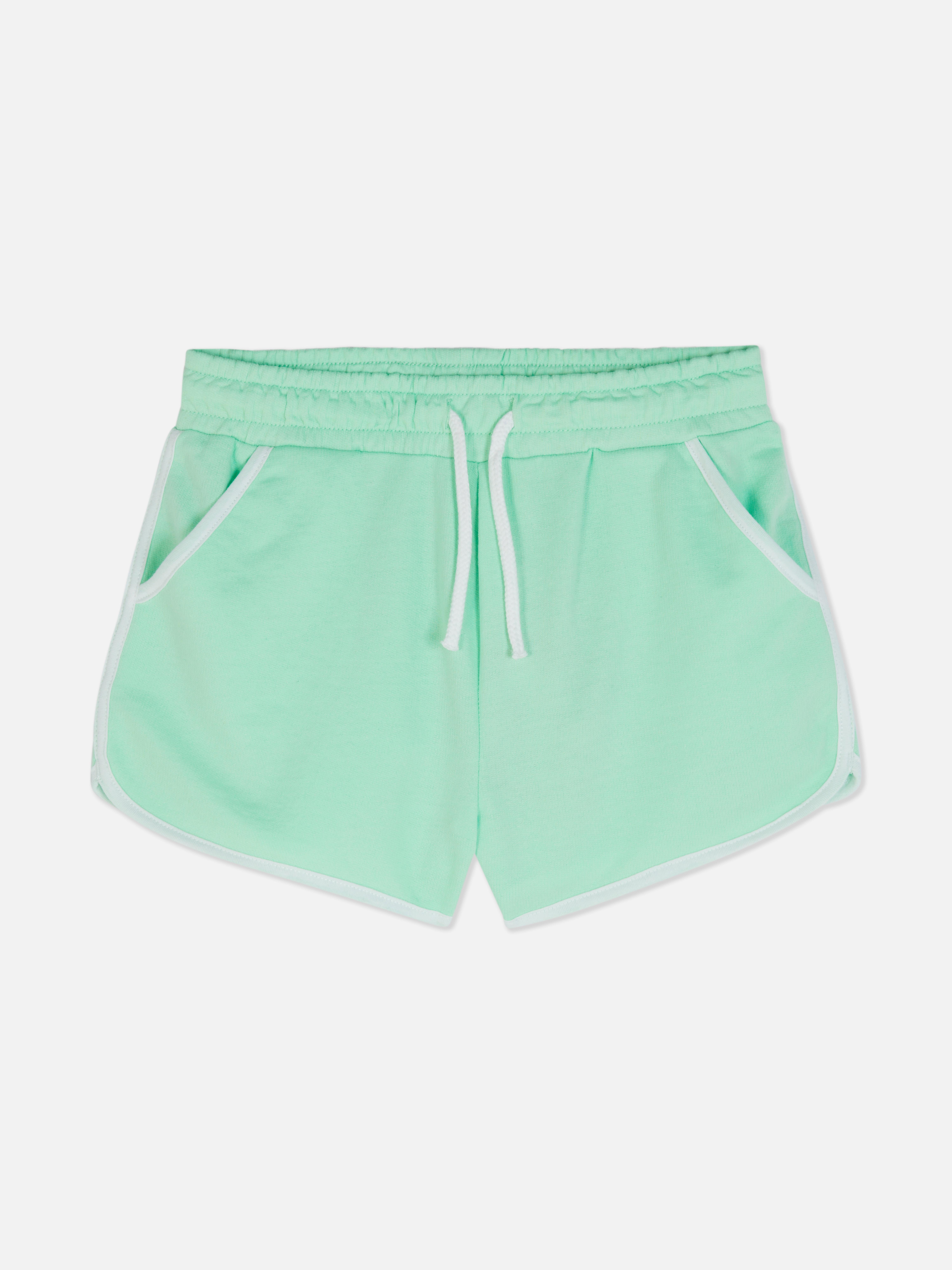 Drawstring Running Shorts Green