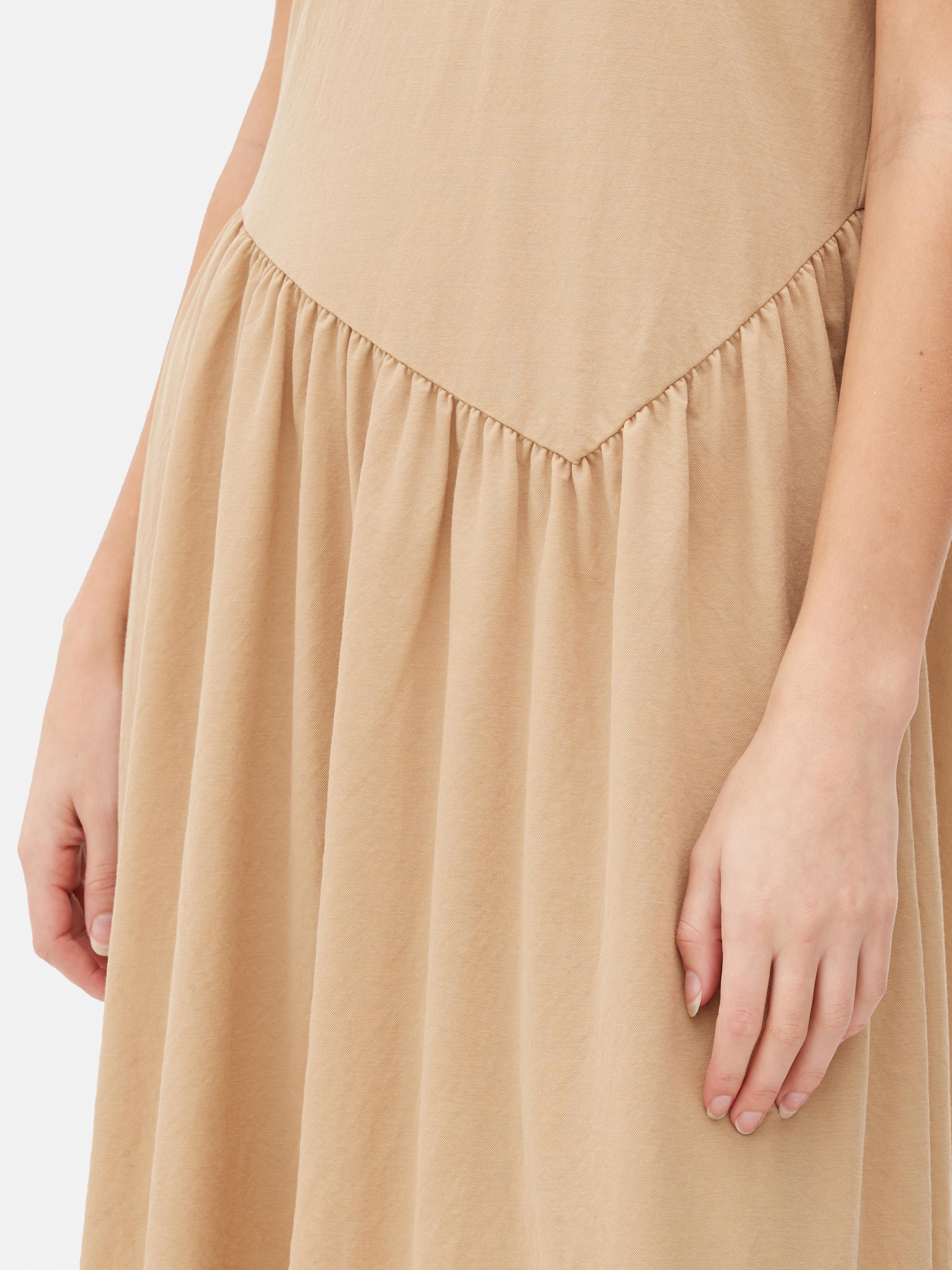 Asymmetrical Midi Dress