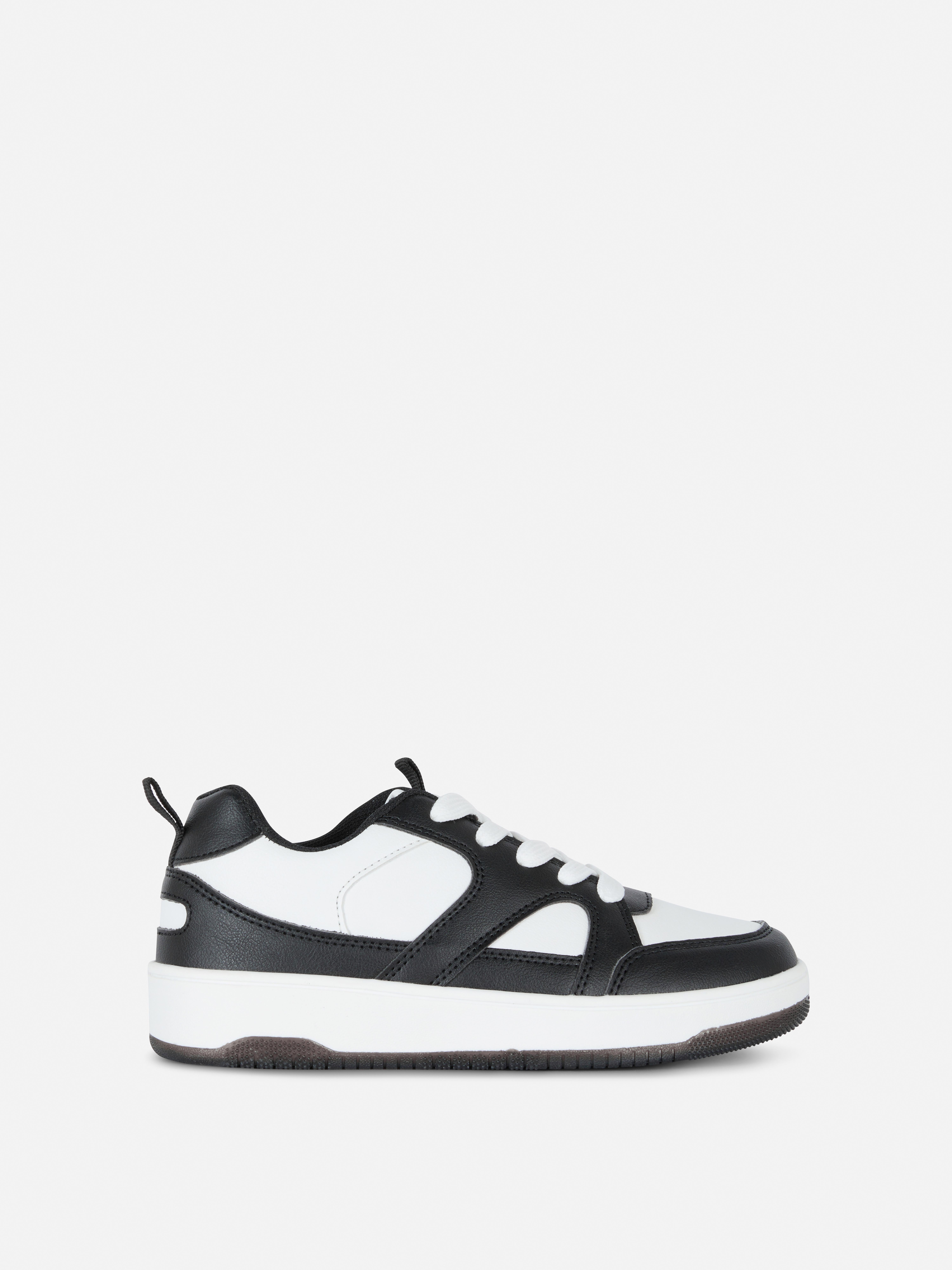 Monochrome Low-Top Trainers