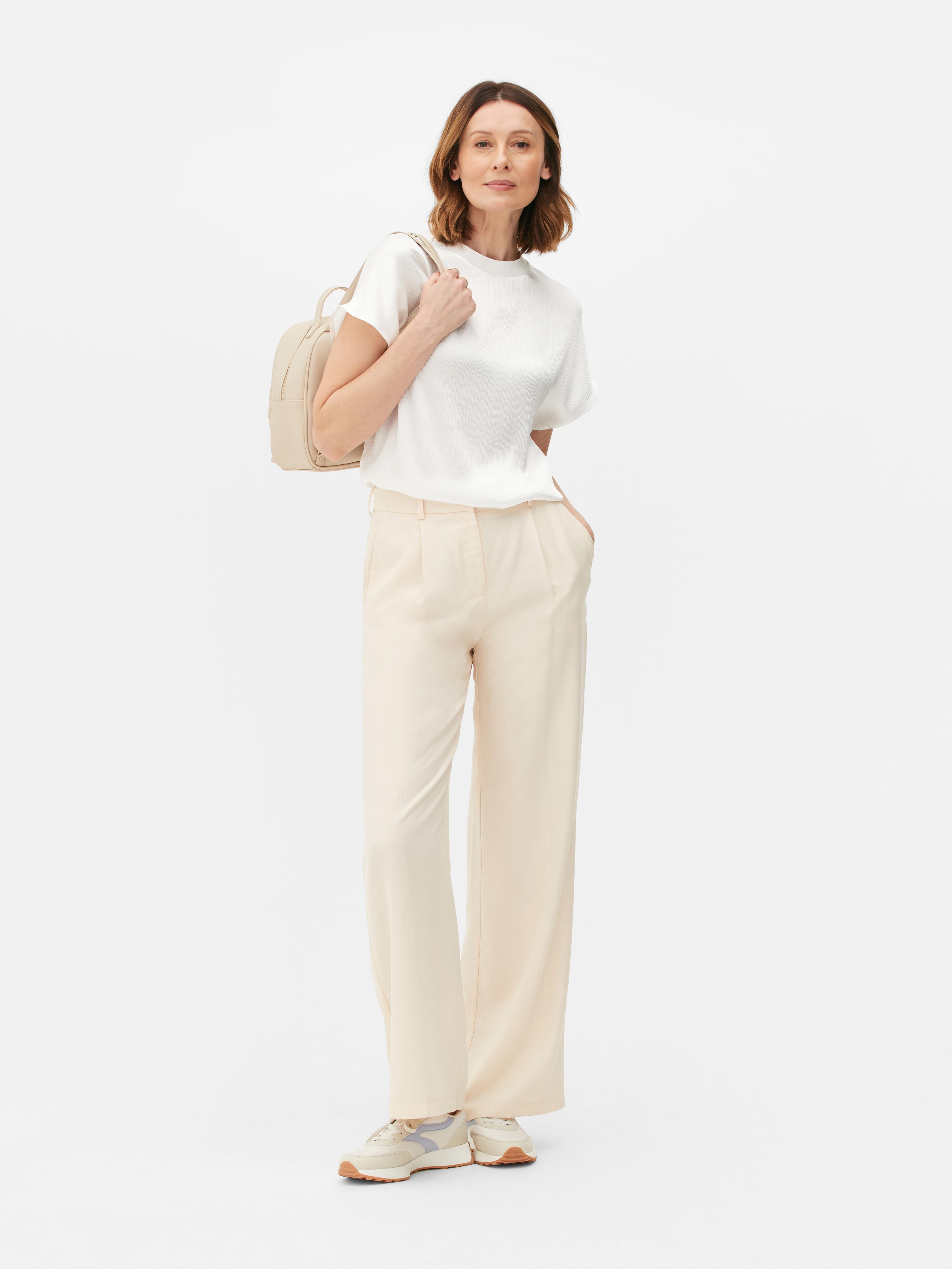 Short Sleeve Satin T-shirt | Primark