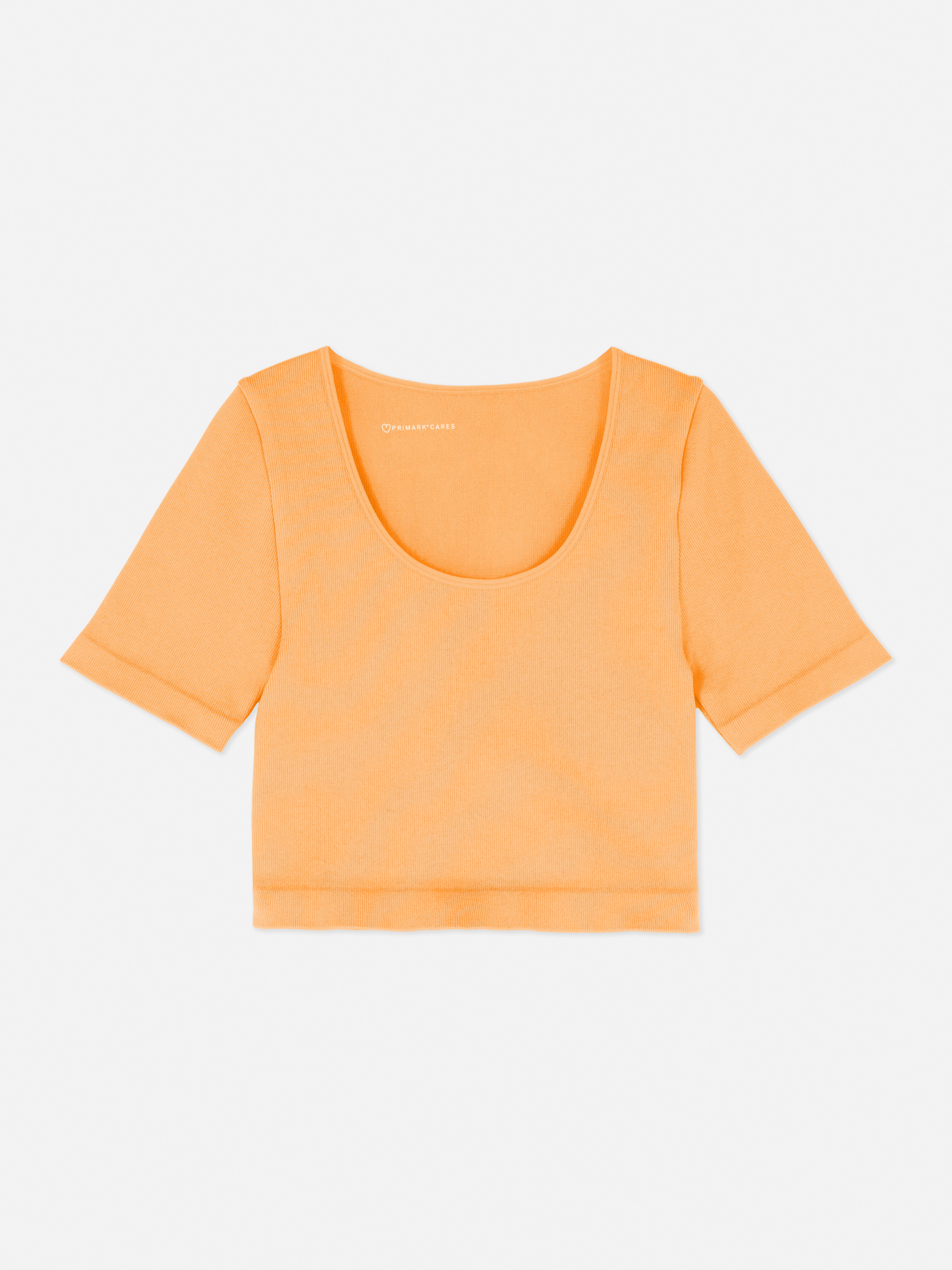 Ribbed Crop T-shirt
