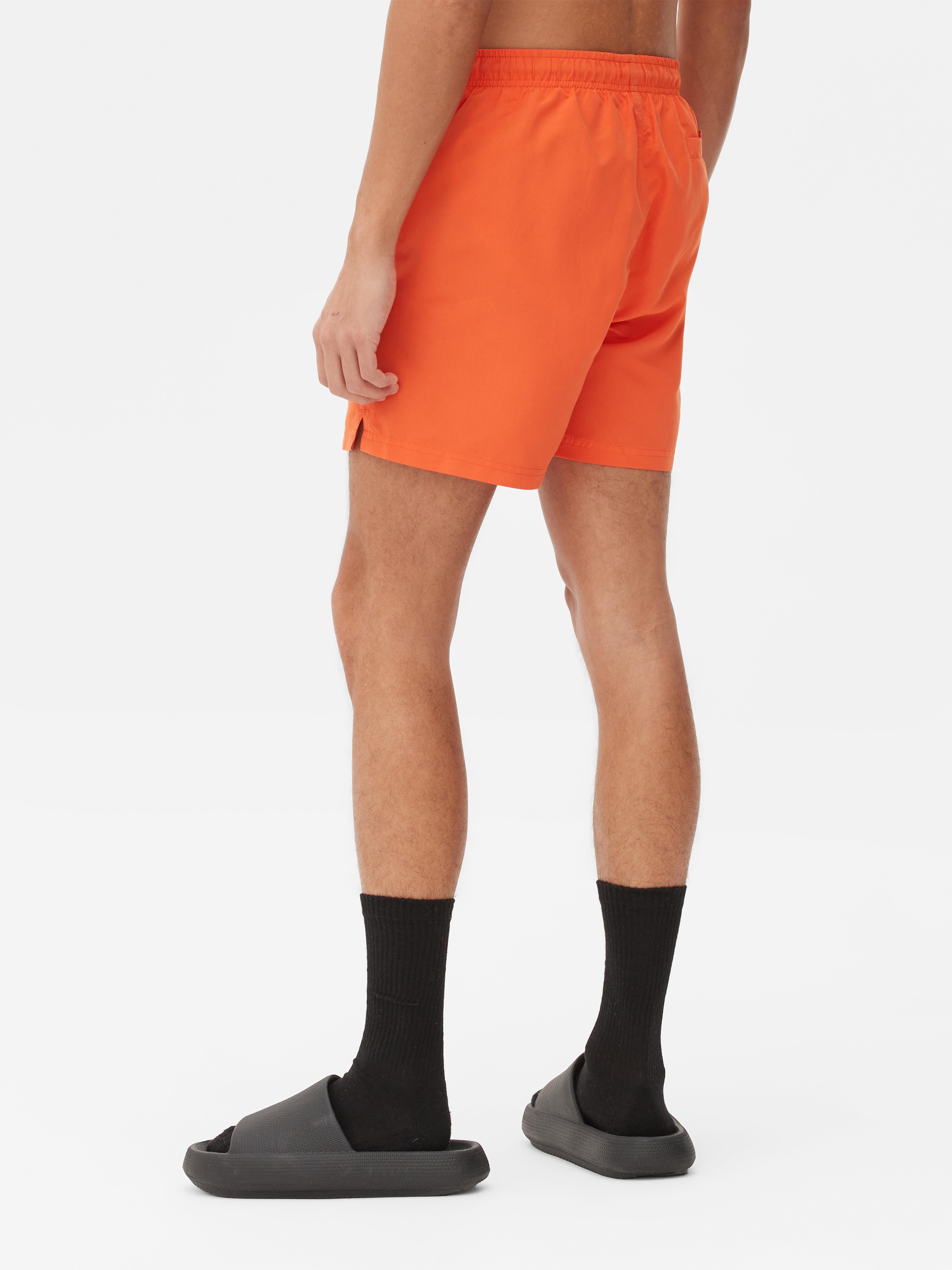 Badeshorts in Blockfarben