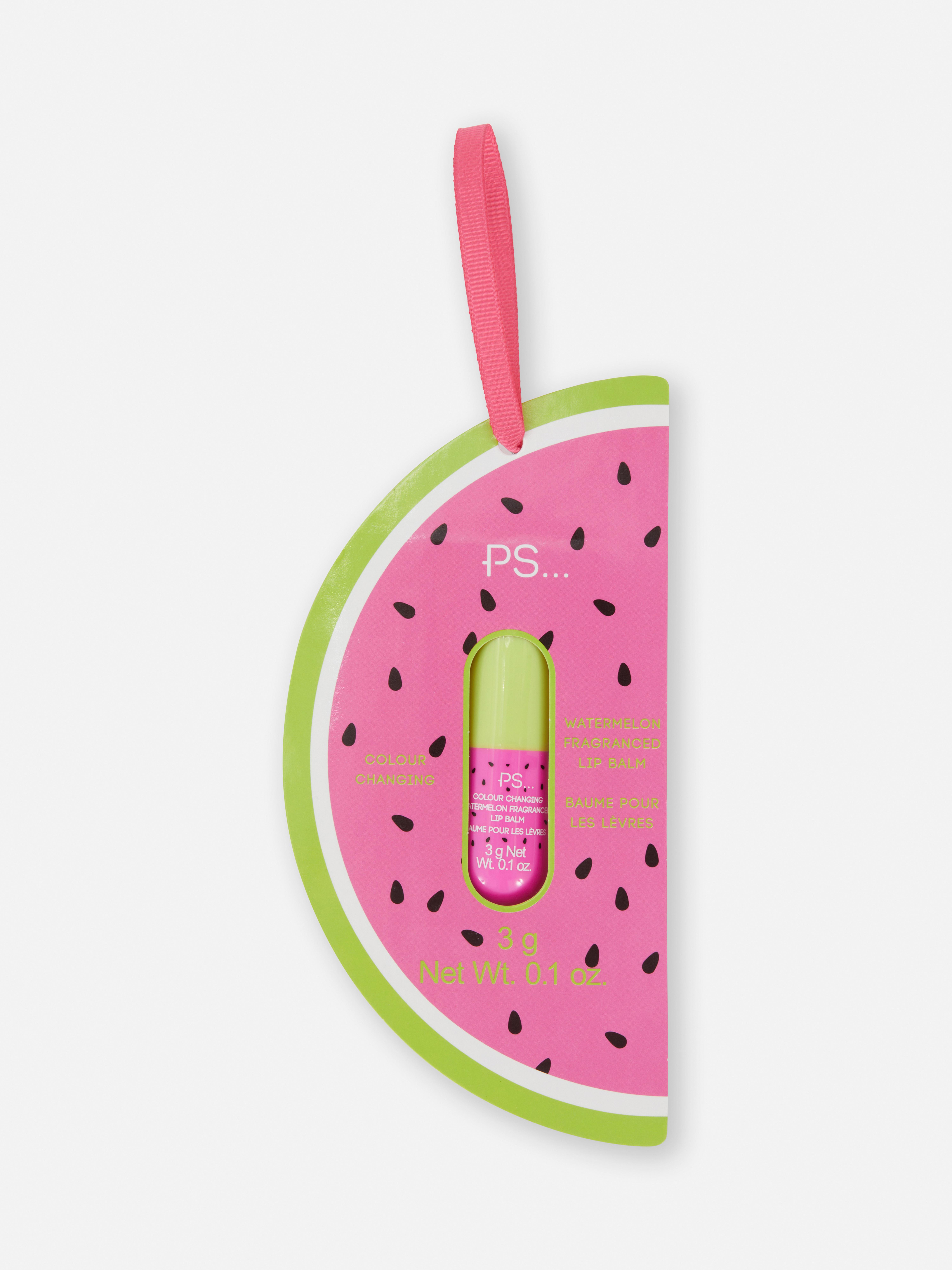 PS… Colour Changing Watermelon Lip Balm