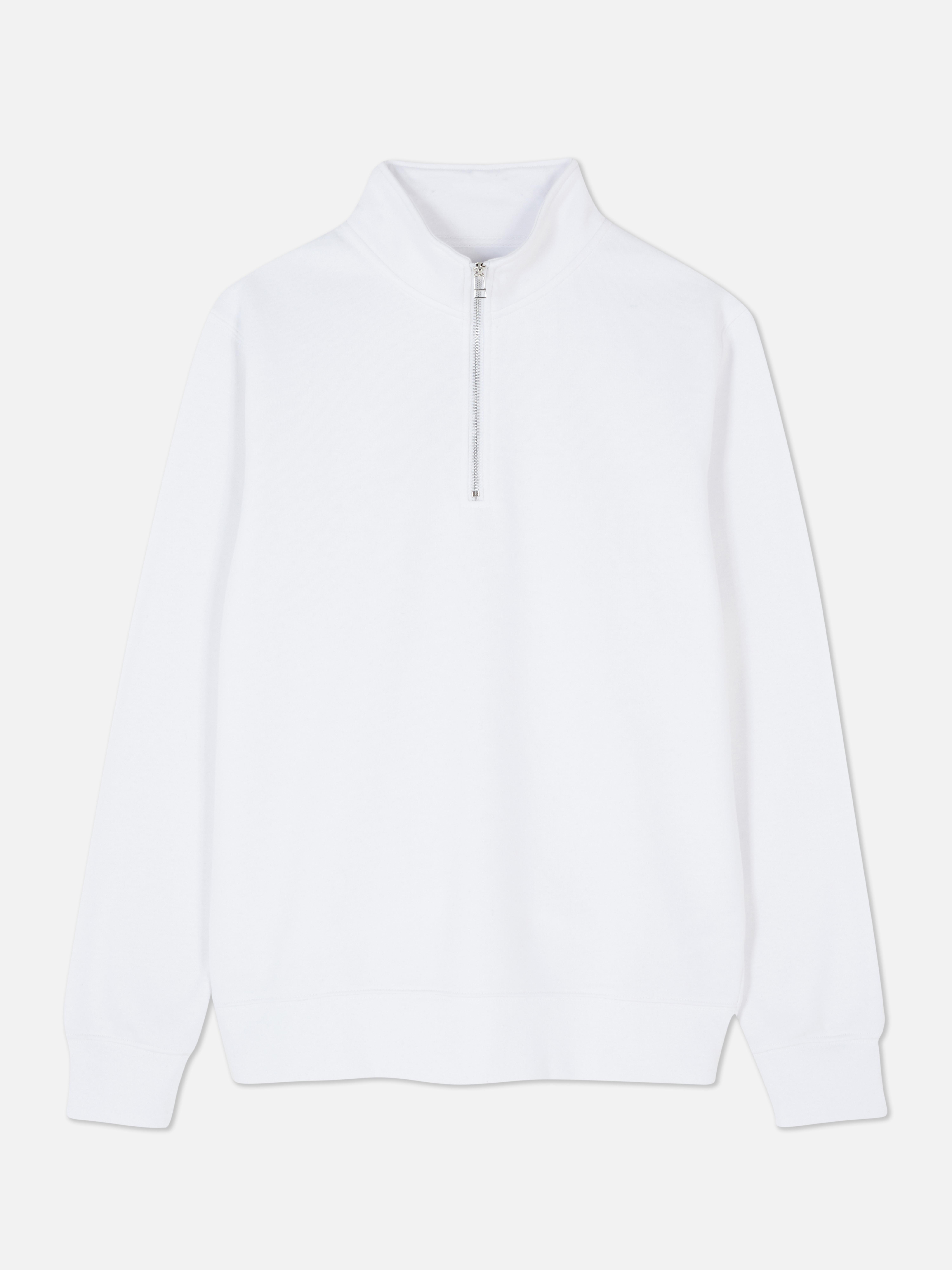 Quarter Zip Long Sleeve Sweatshirt | Primark