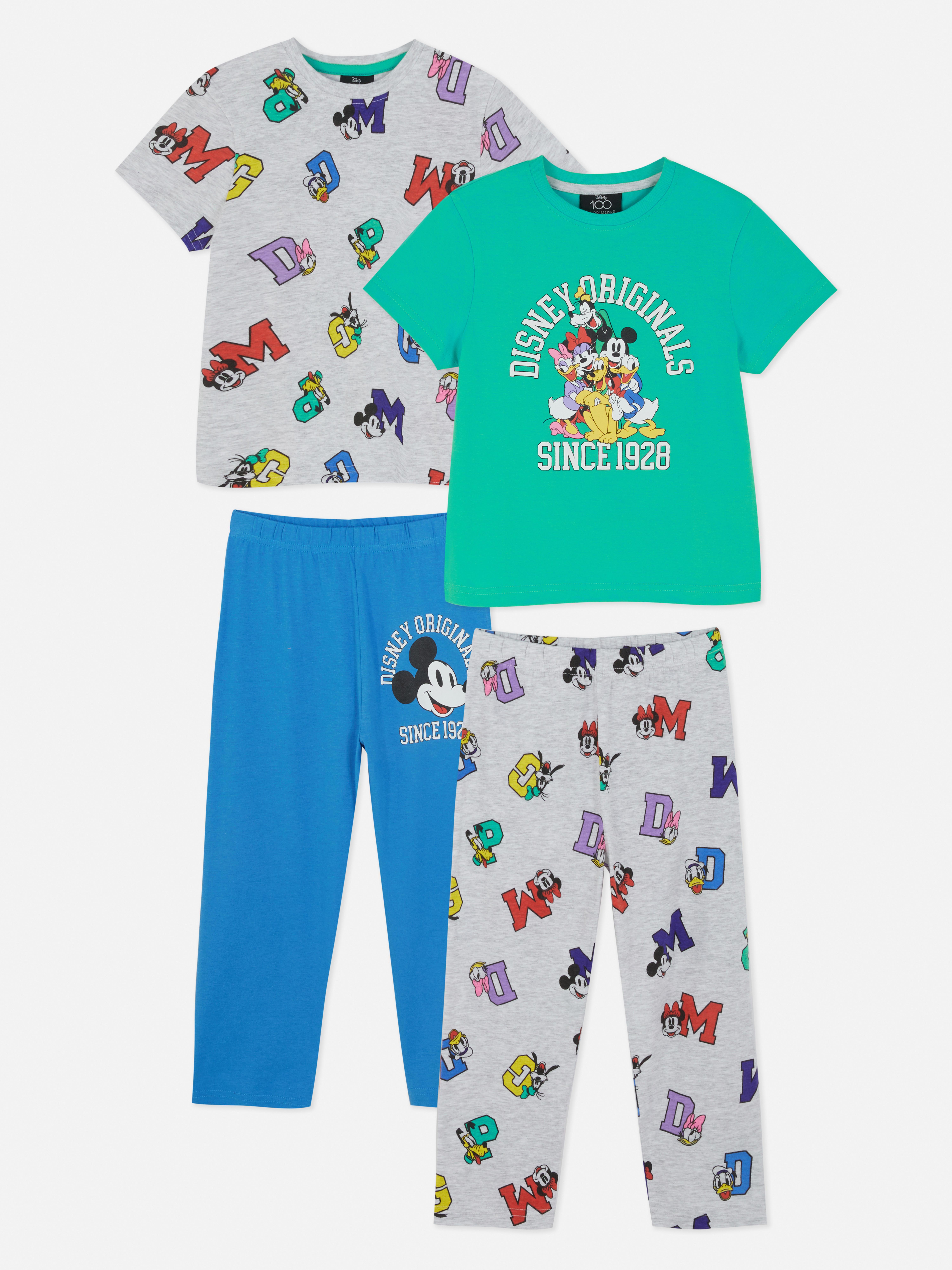 plato Comparación Brillante 2 pijamas de Mickey Mouse & Friends de Disney | Primark