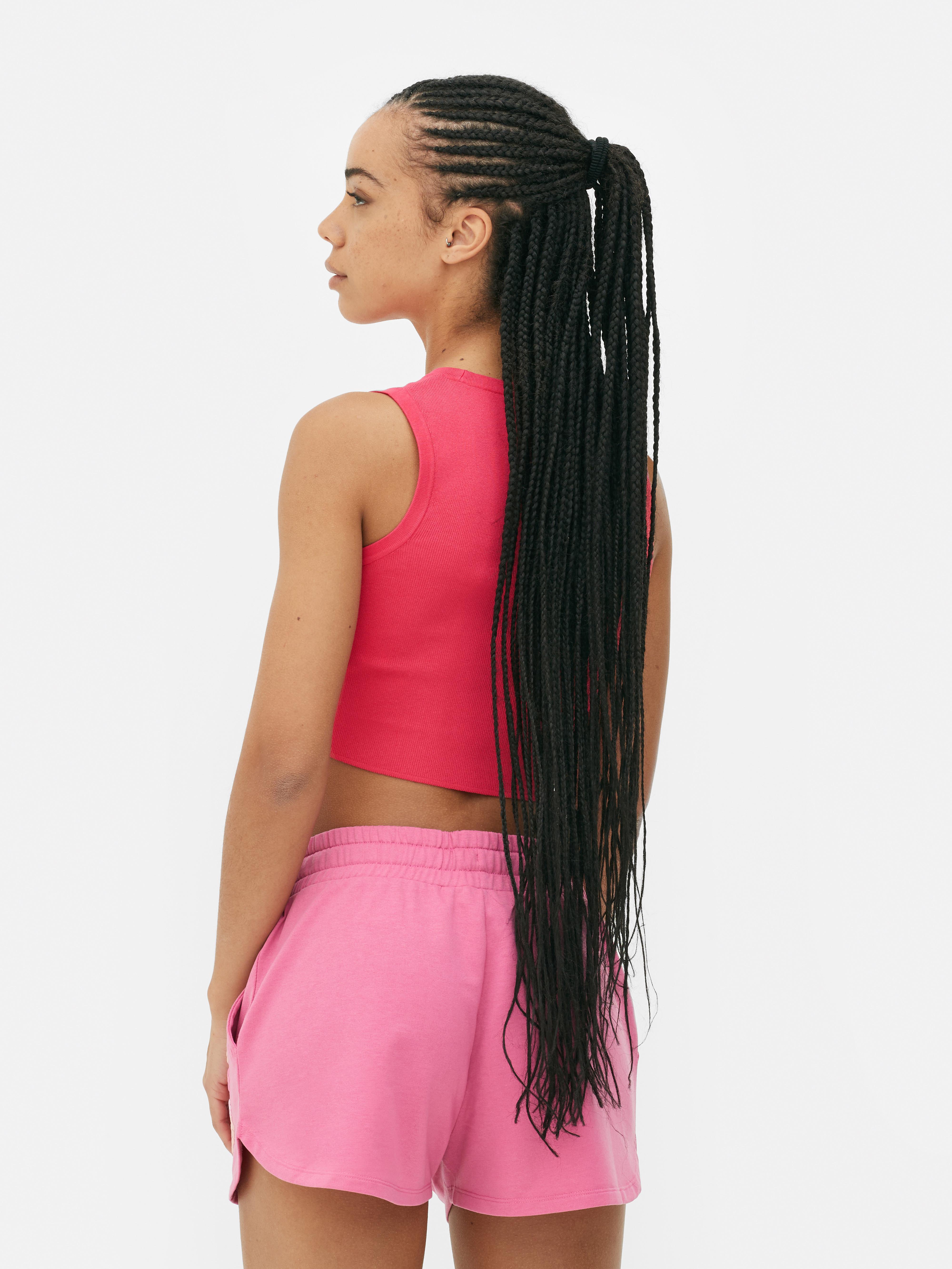 Ribbed Cropped Tank Top
