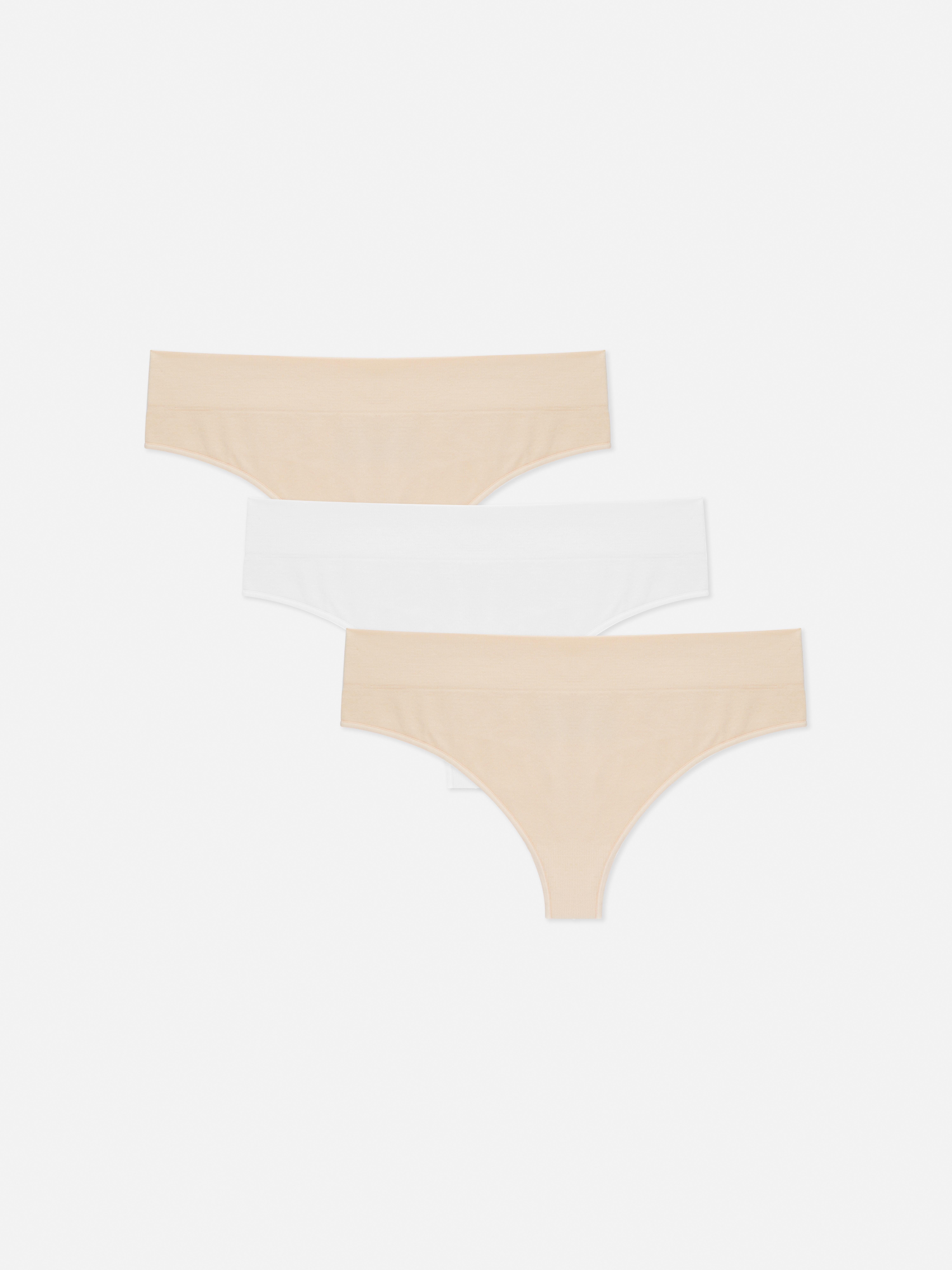 3-Pack Seamfree Thongs