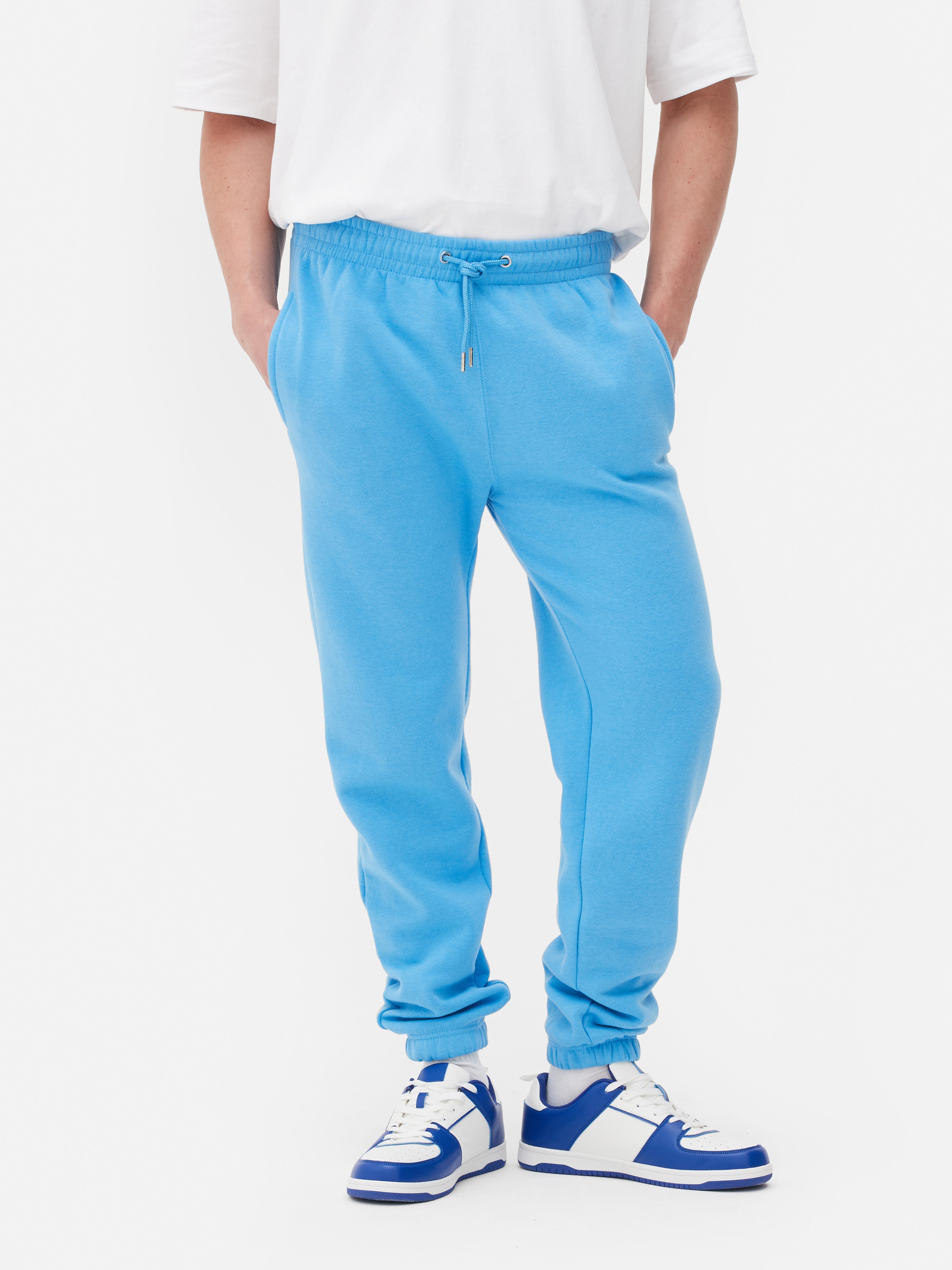 Light blue best sale cuffed joggers