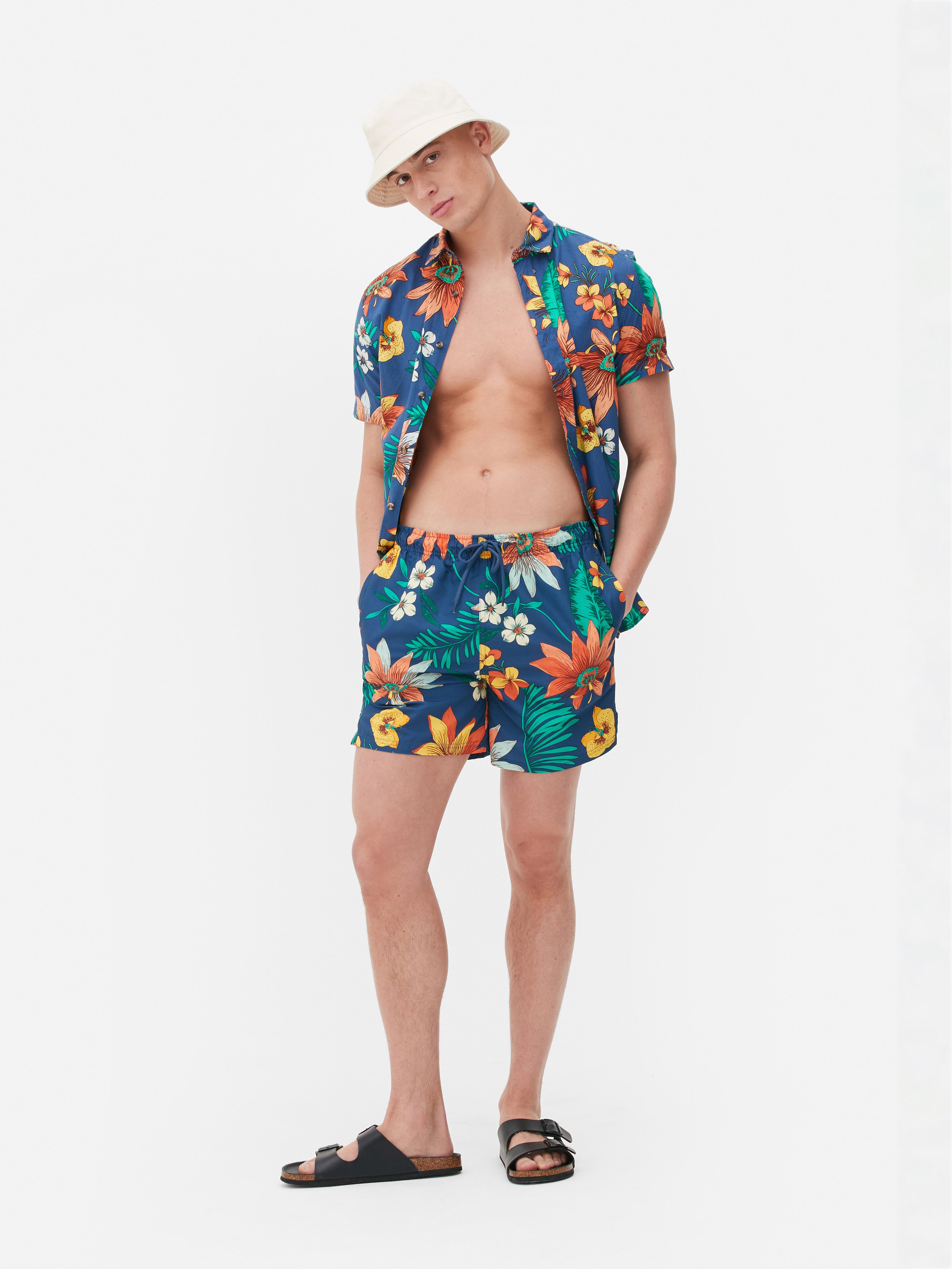 Co-ord Floral Print Swimming Shorts