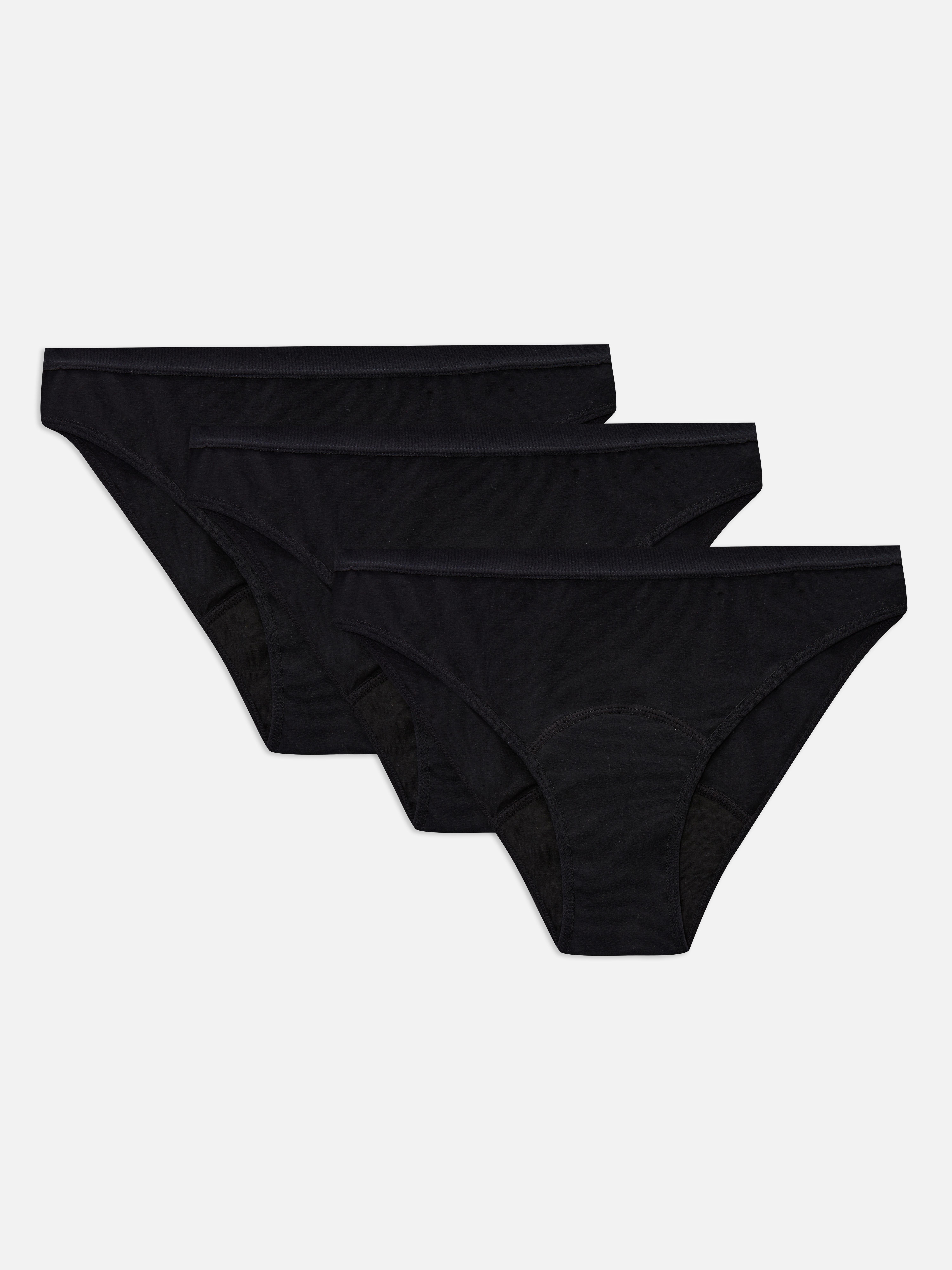 Primark Period Underwear Hipster 3 Pack Brand New Size 12-14