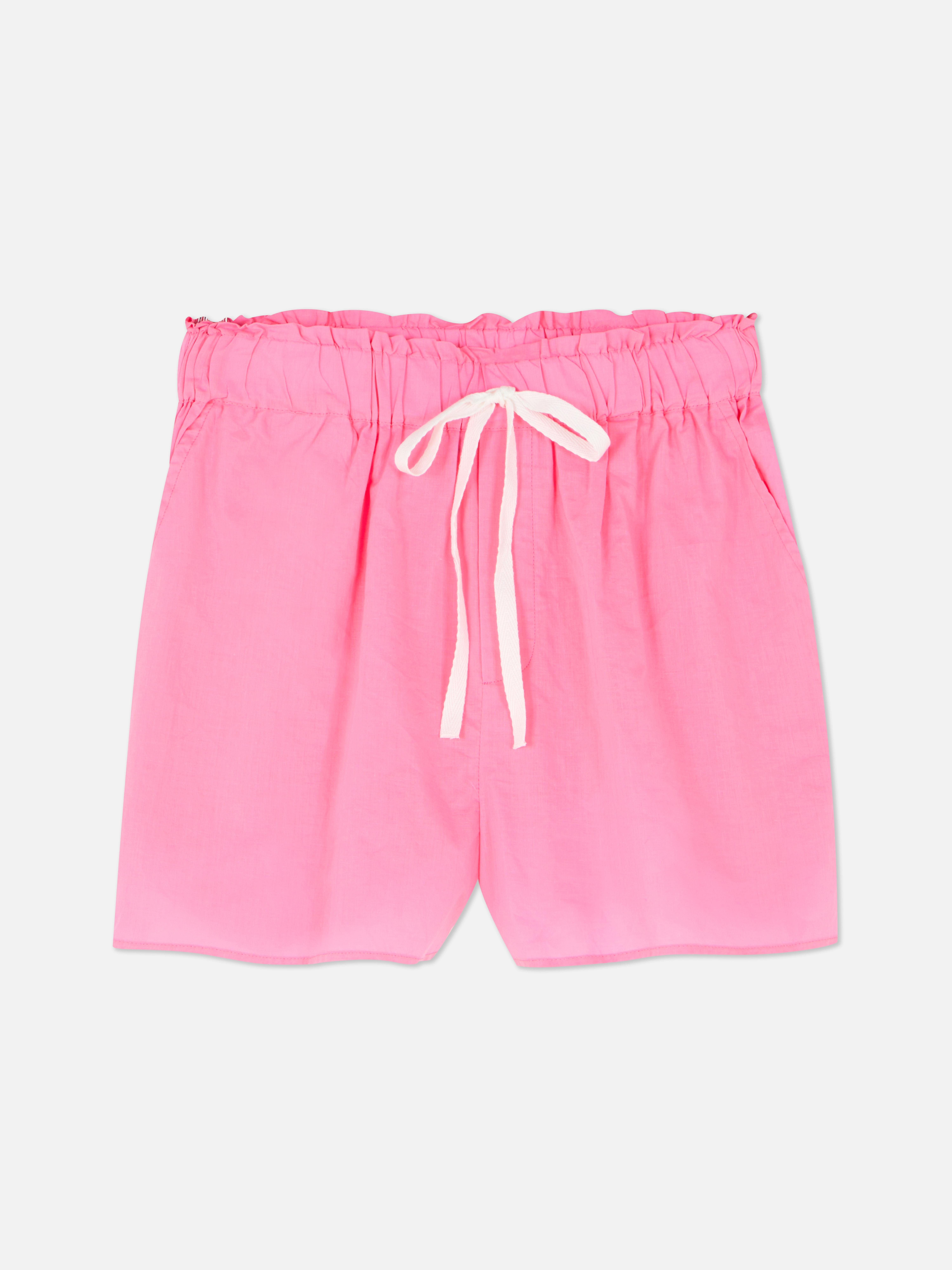 Tie Front Beach Shorts