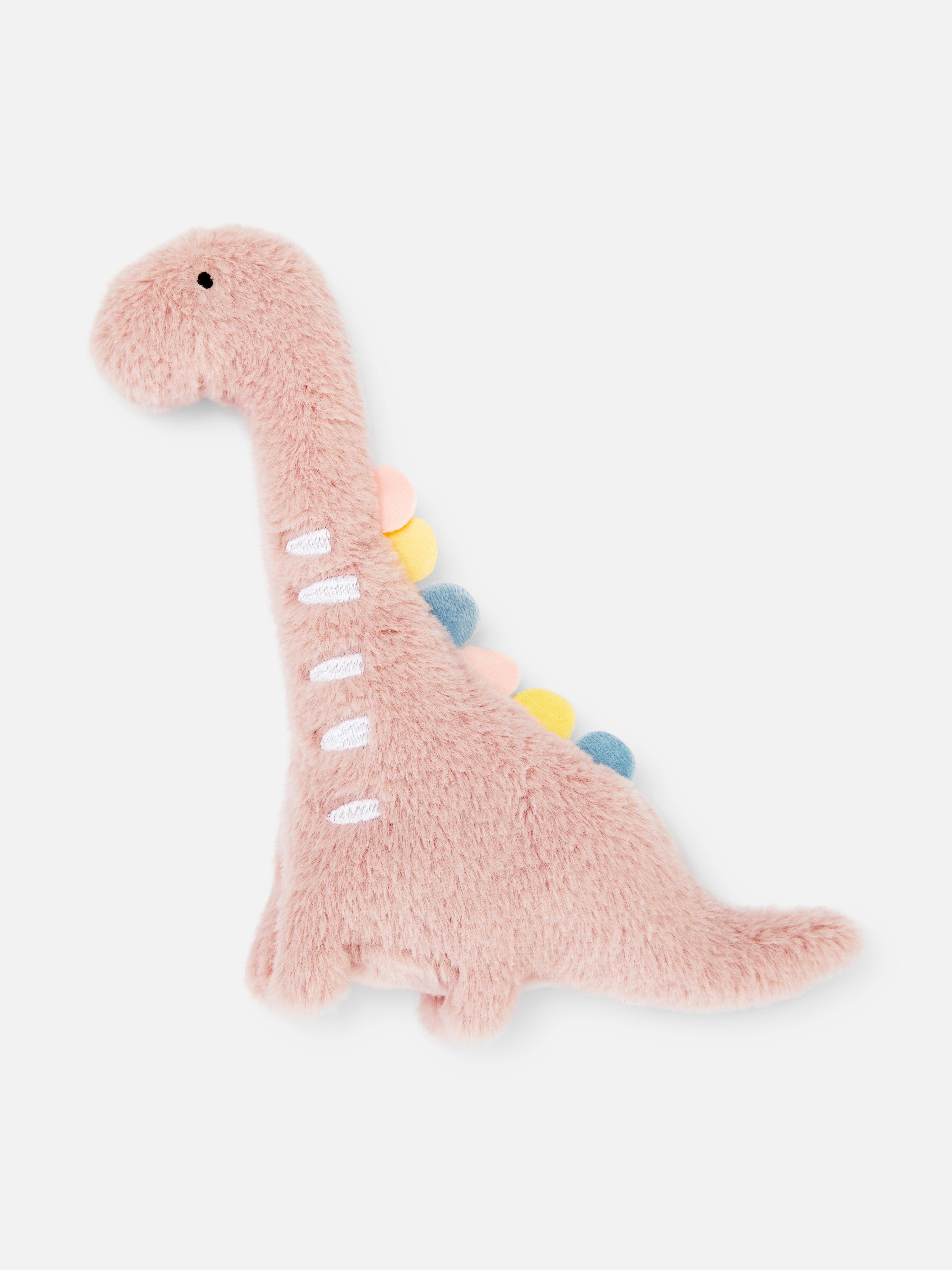 Medium Dinosaur Plush Toy Pink