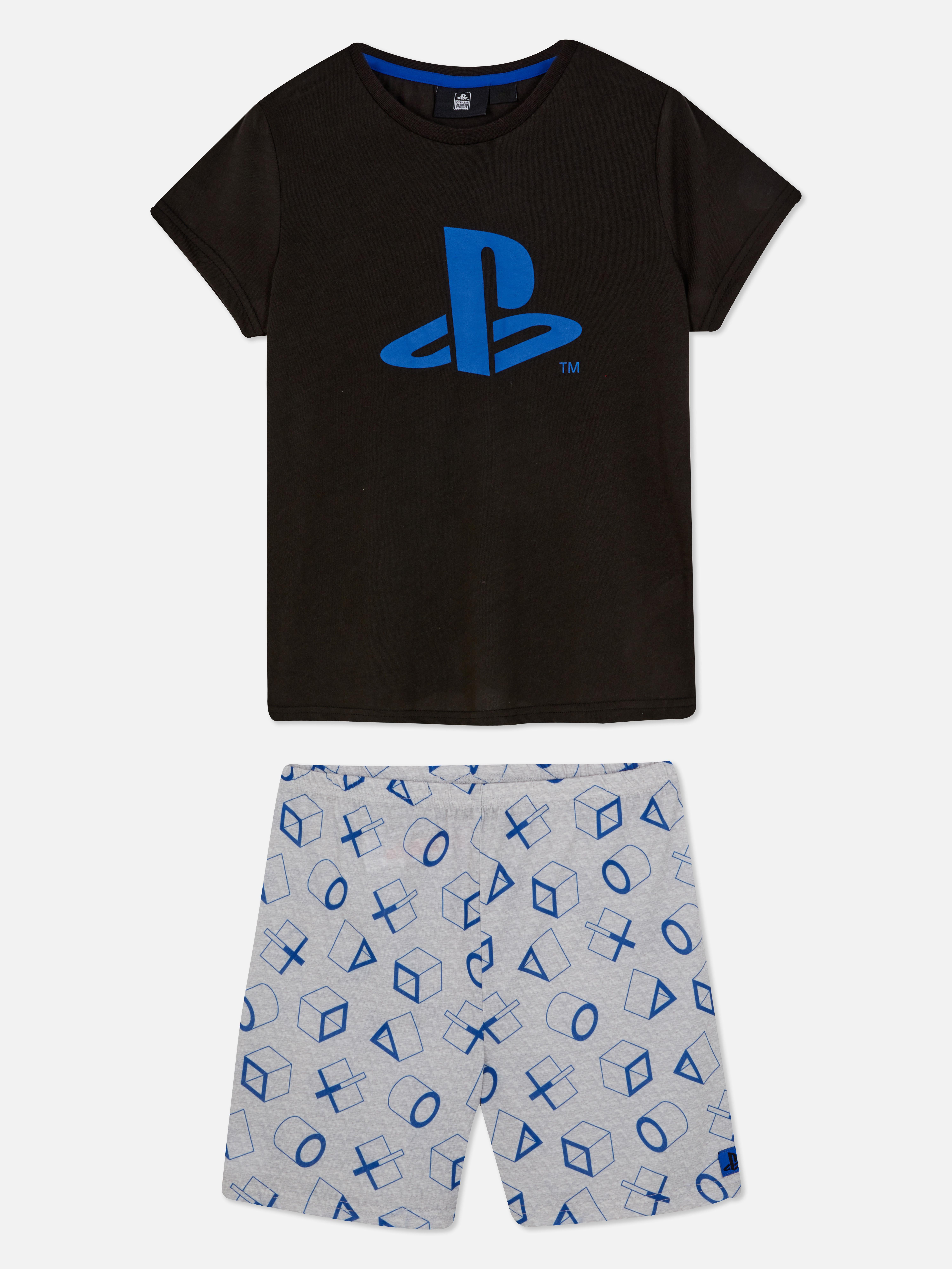 PlayStation Icon T-shirt and Shorts Pajama Set