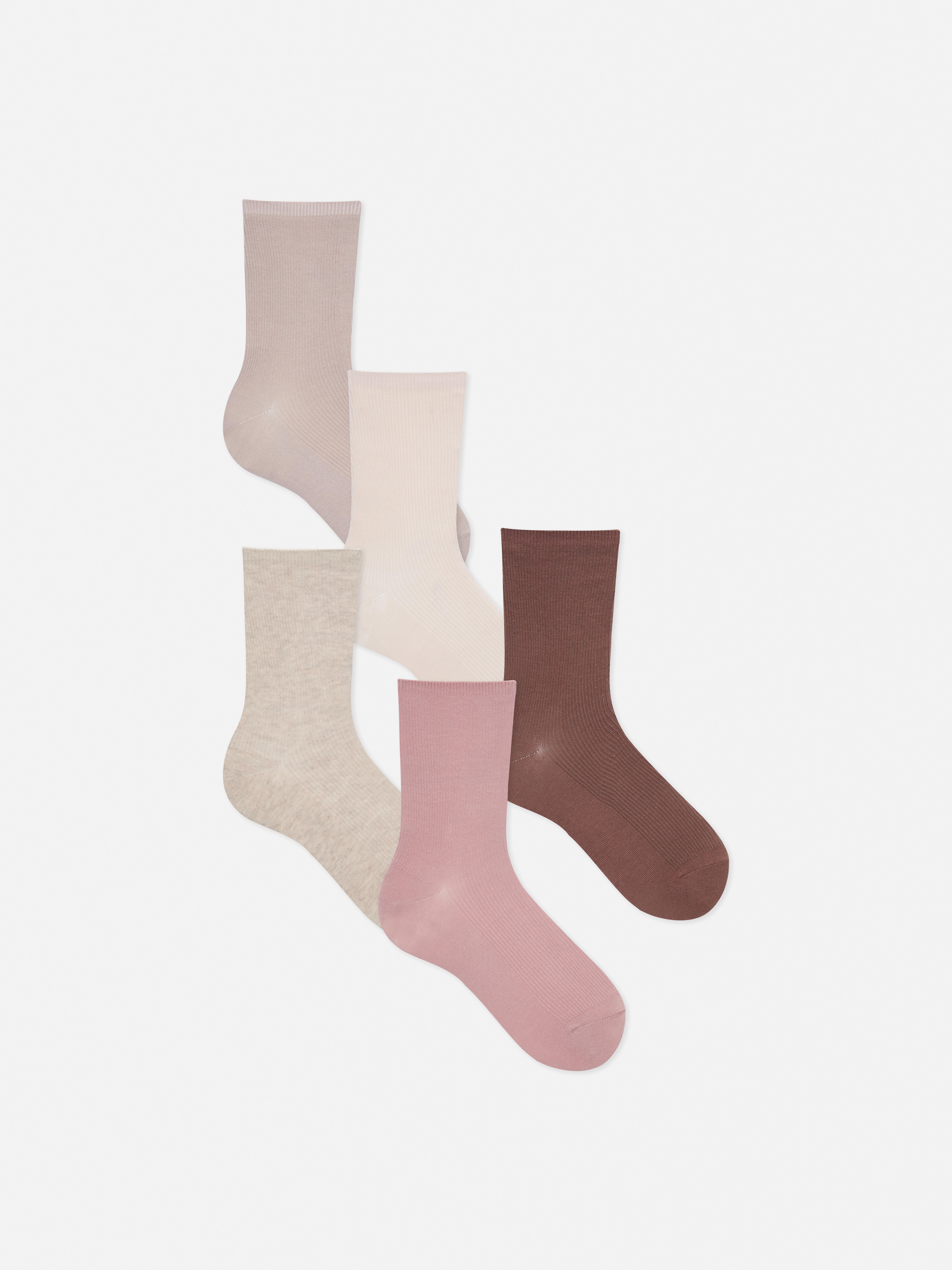 de 5 pares de calcetines acanalados | Primark