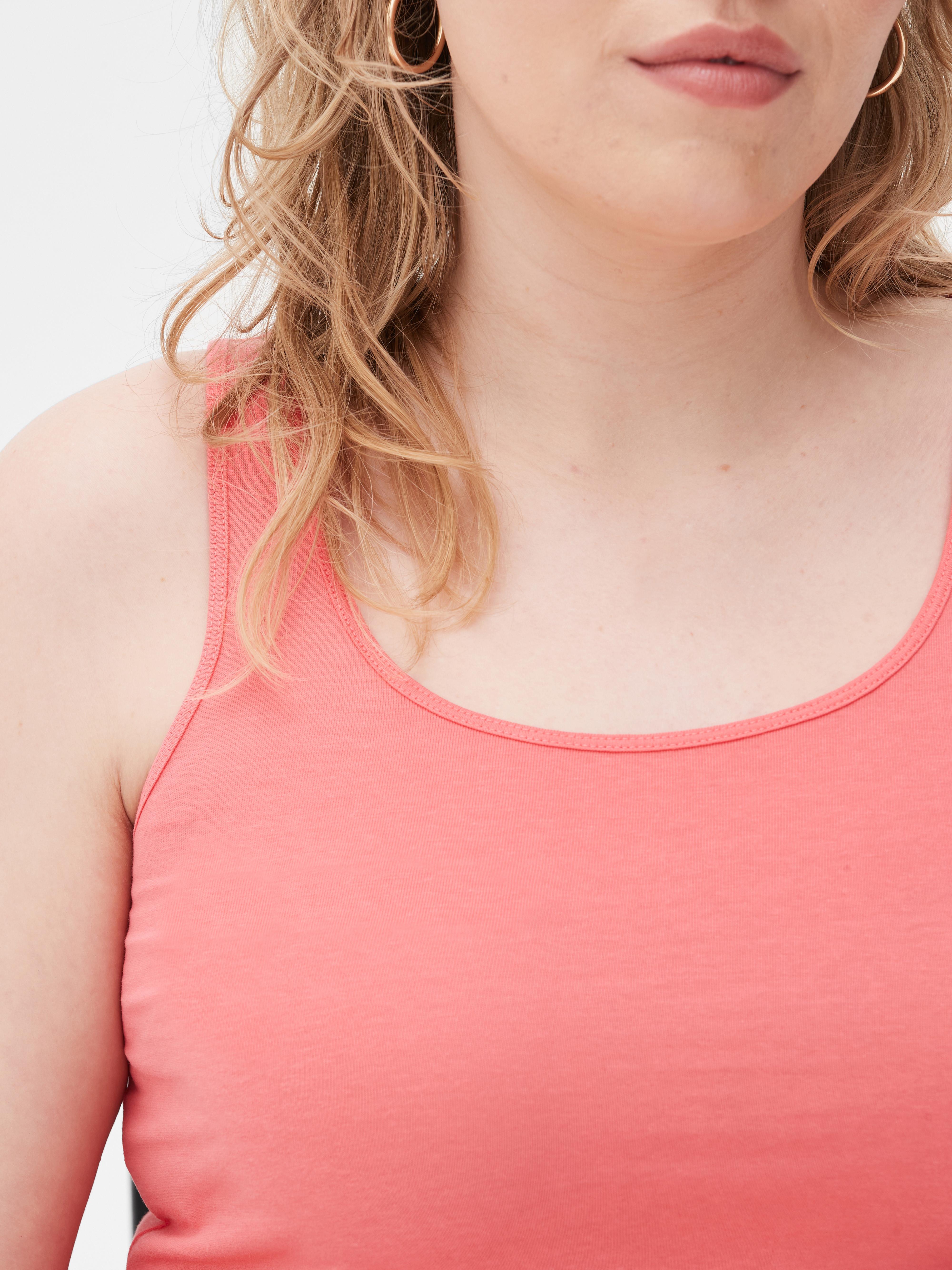 Stretch-Tanktop mit U-Ausschnitt