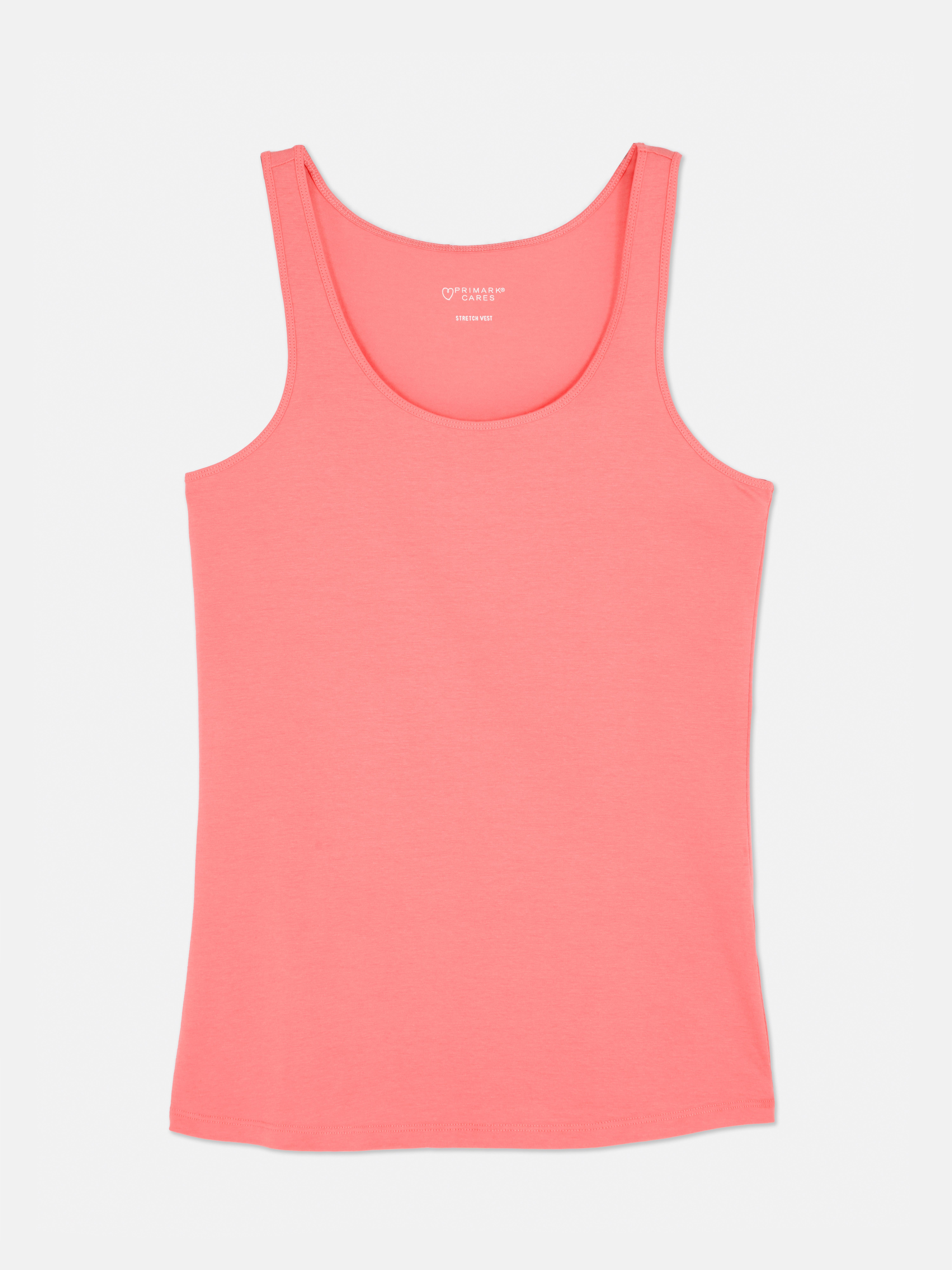 Stretch-Tanktop mit U-Ausschnitt
