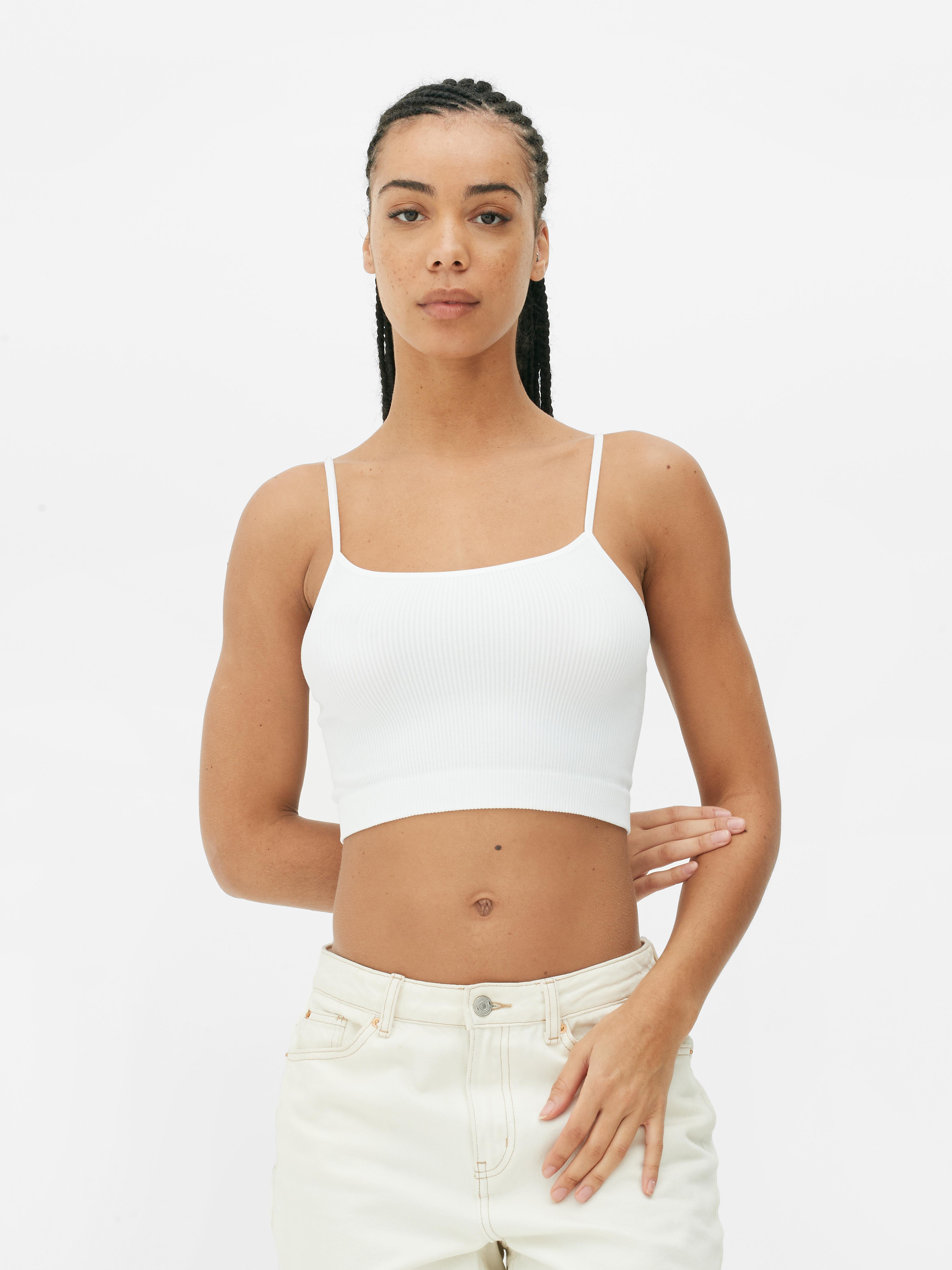 Seamfree Ribbed Cropped Cami