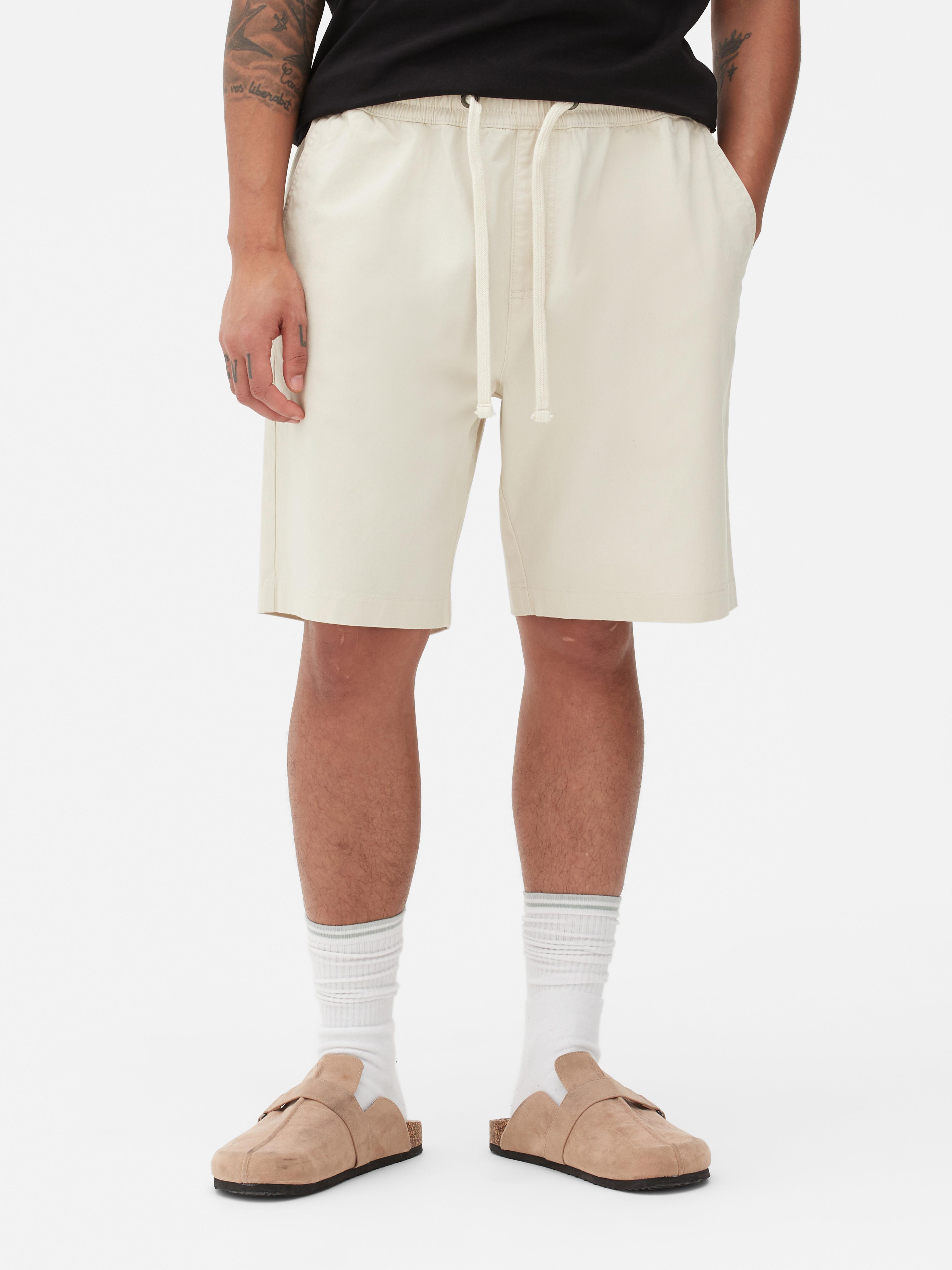 Drawstring Bermuda Shorts