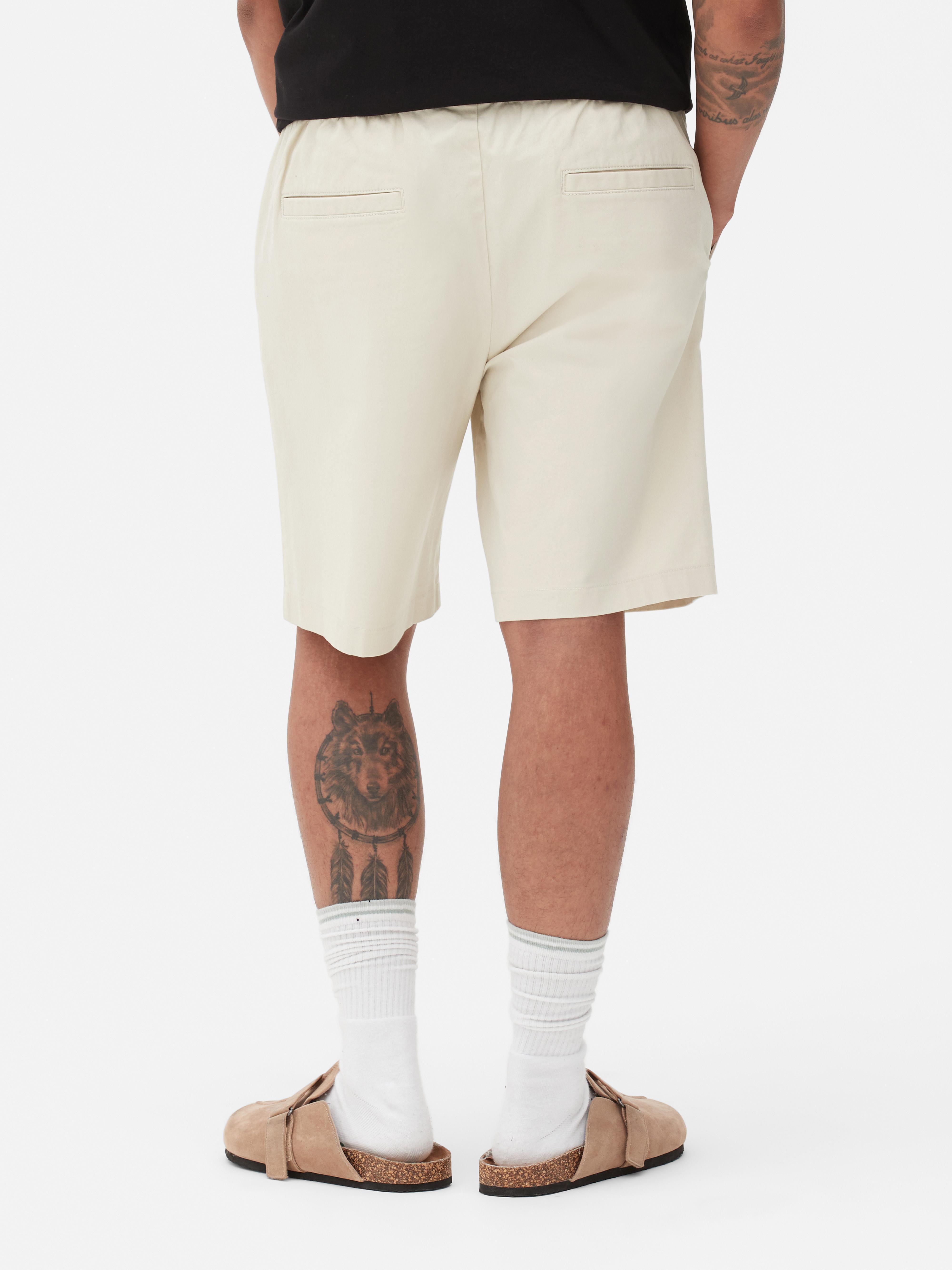 Drawstring Bermuda Shorts