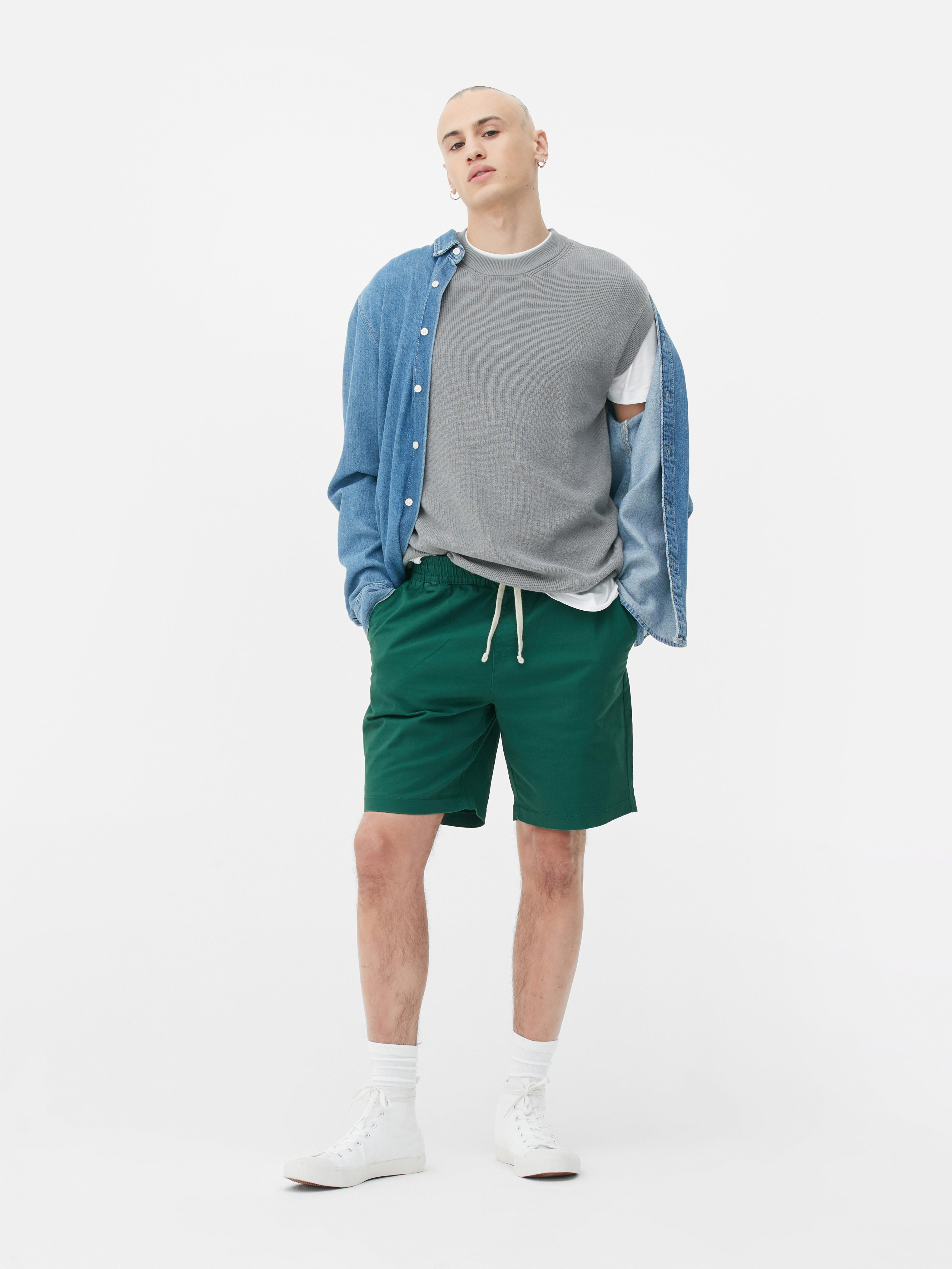 Drawstring Bermuda Shorts