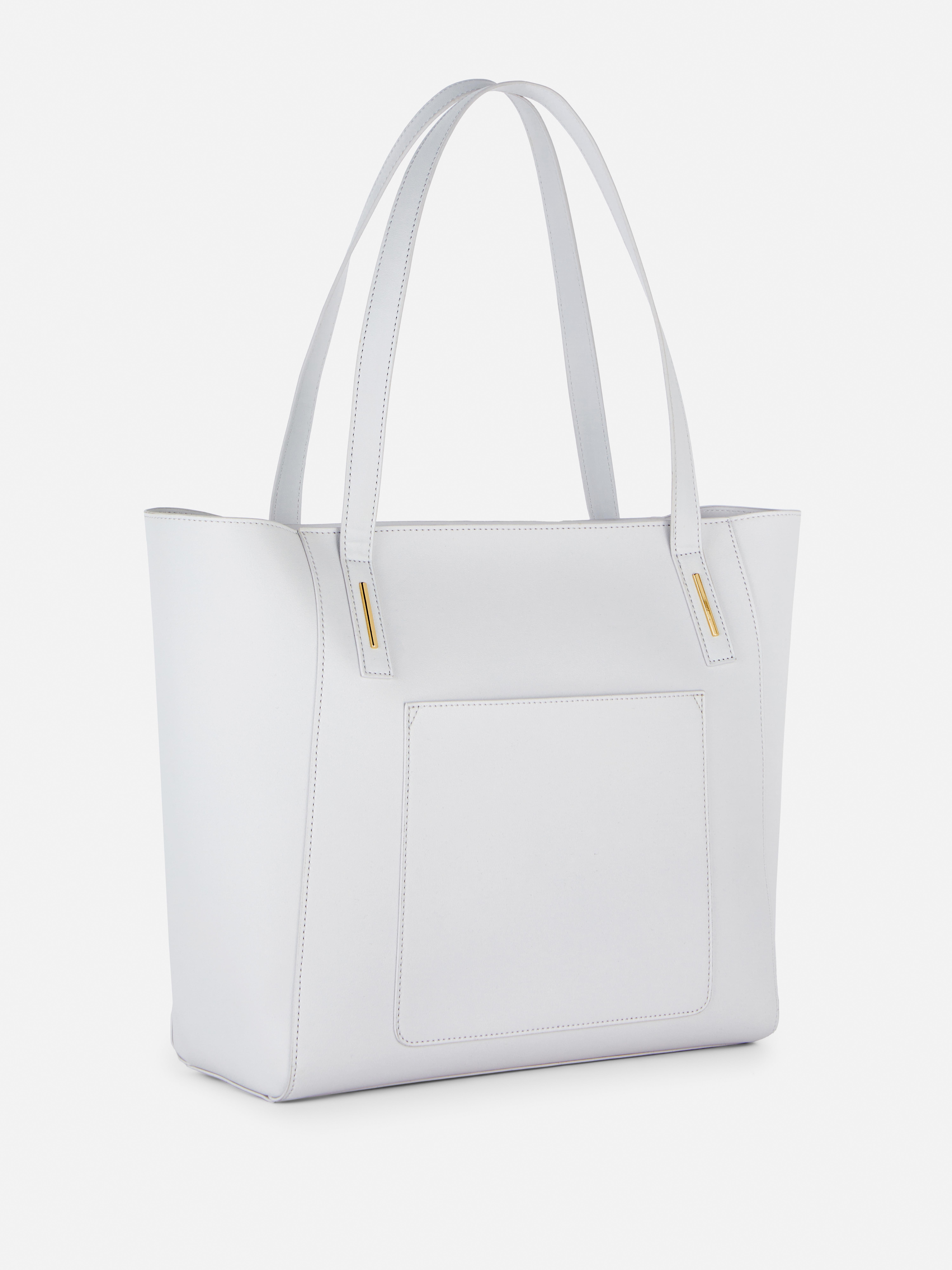 Faux Leather Tote Bag