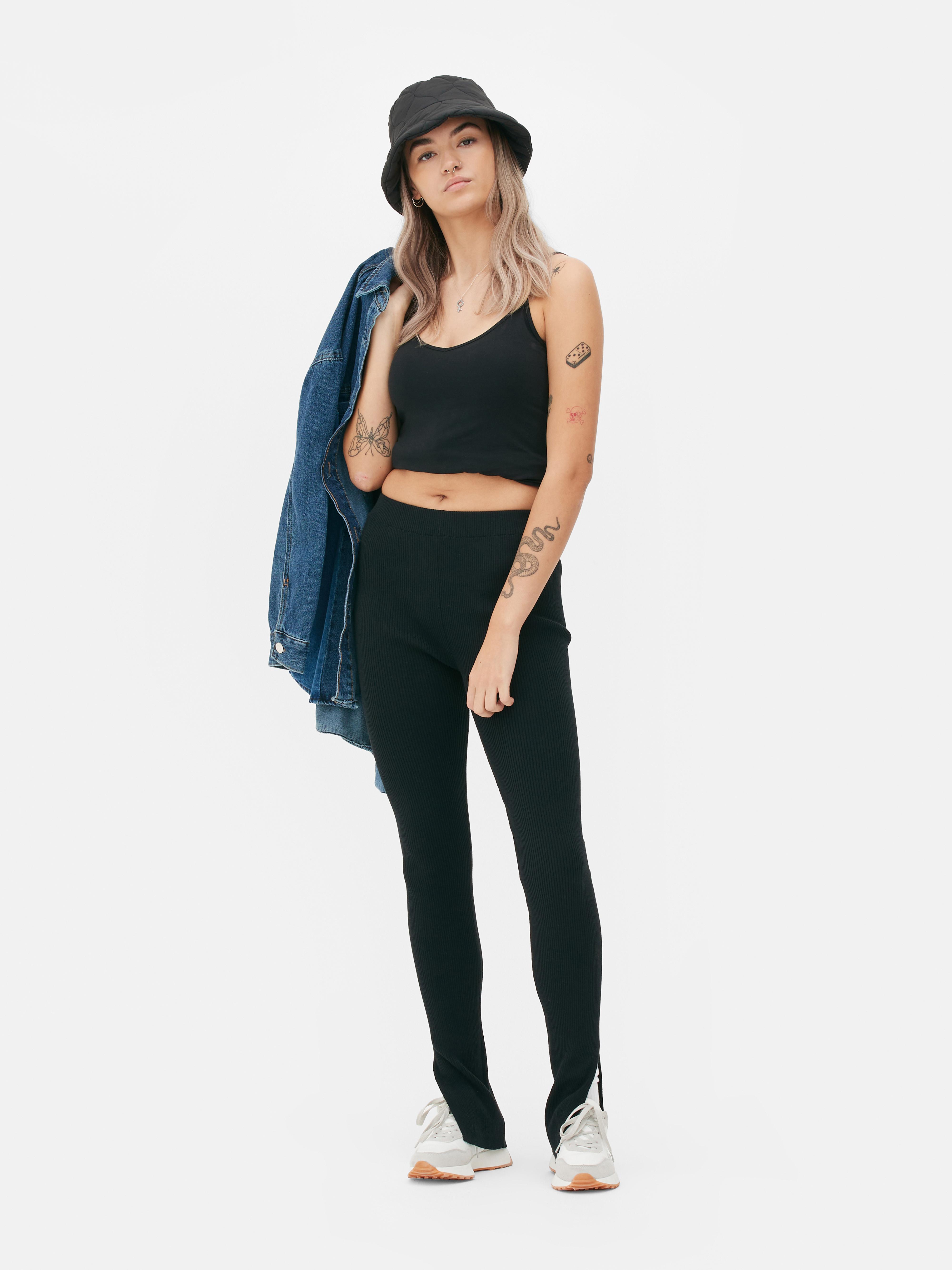 Rib Flare Leggings