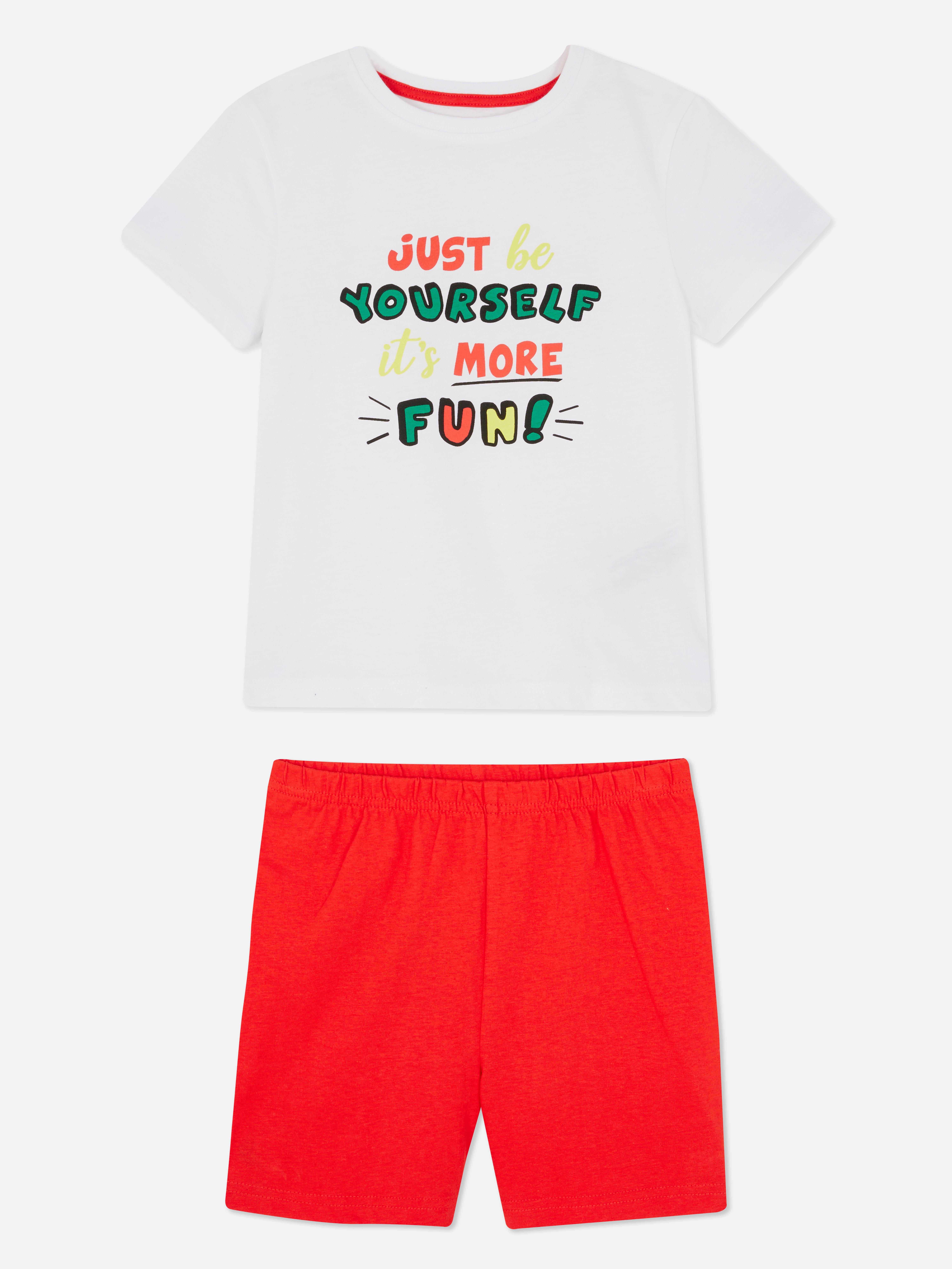 2pk Graphic T-Shirt And Shorts Set