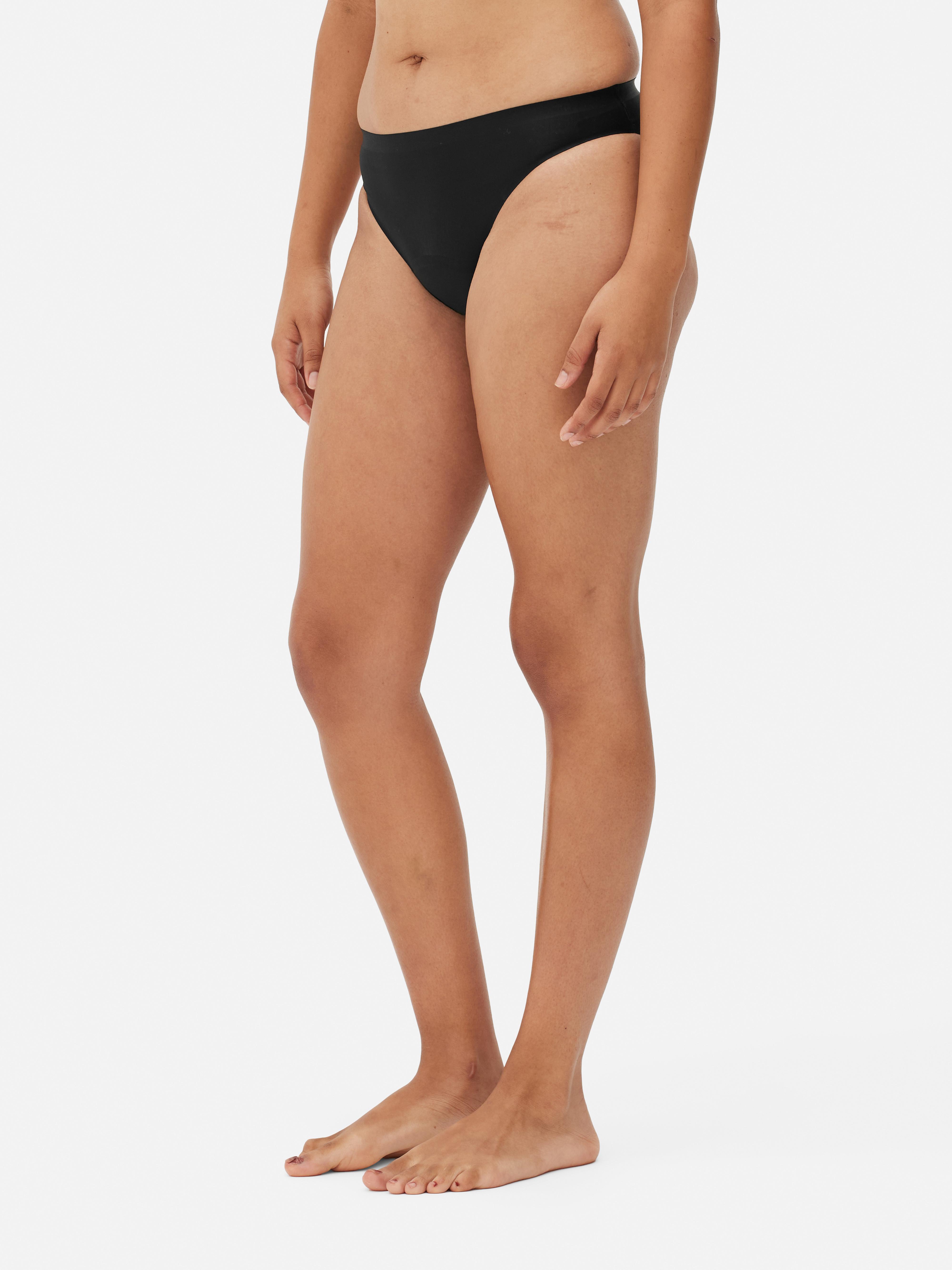 Womens Taupe 2pk Seamless Period Underwear Mini Briefs Primark