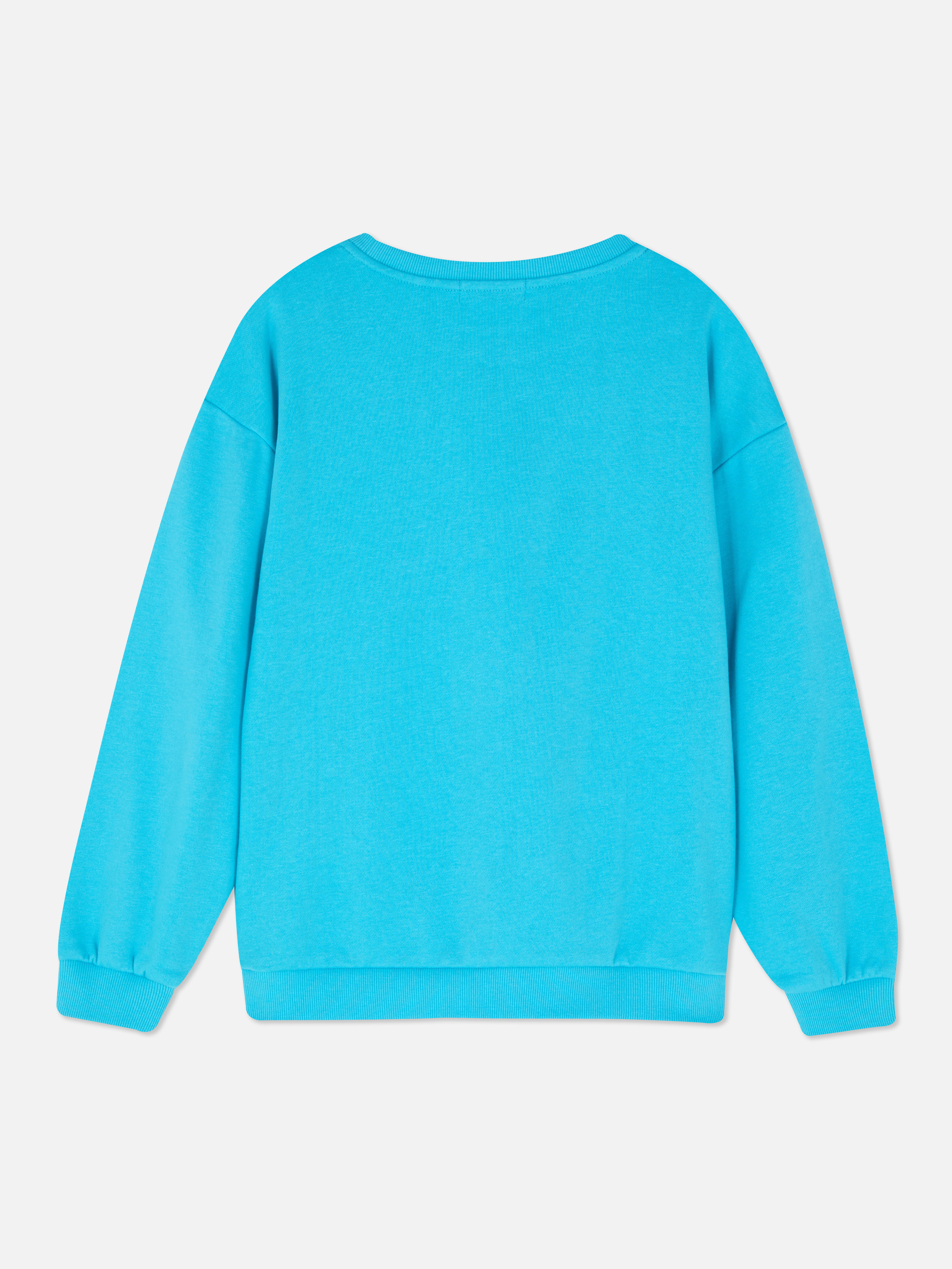 Slogan Crew Neck Sweatshirt