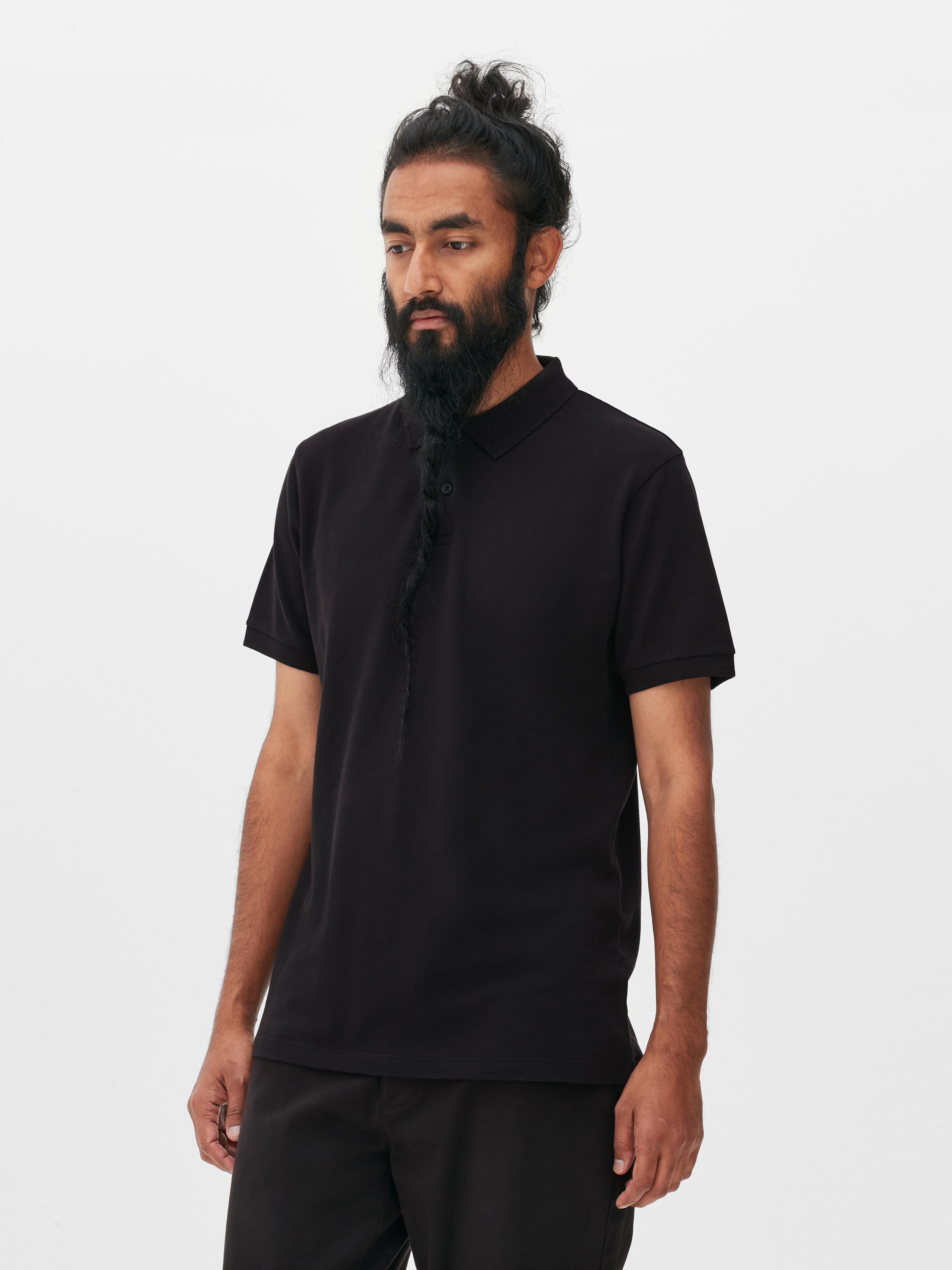 Primark black polo on sale neck