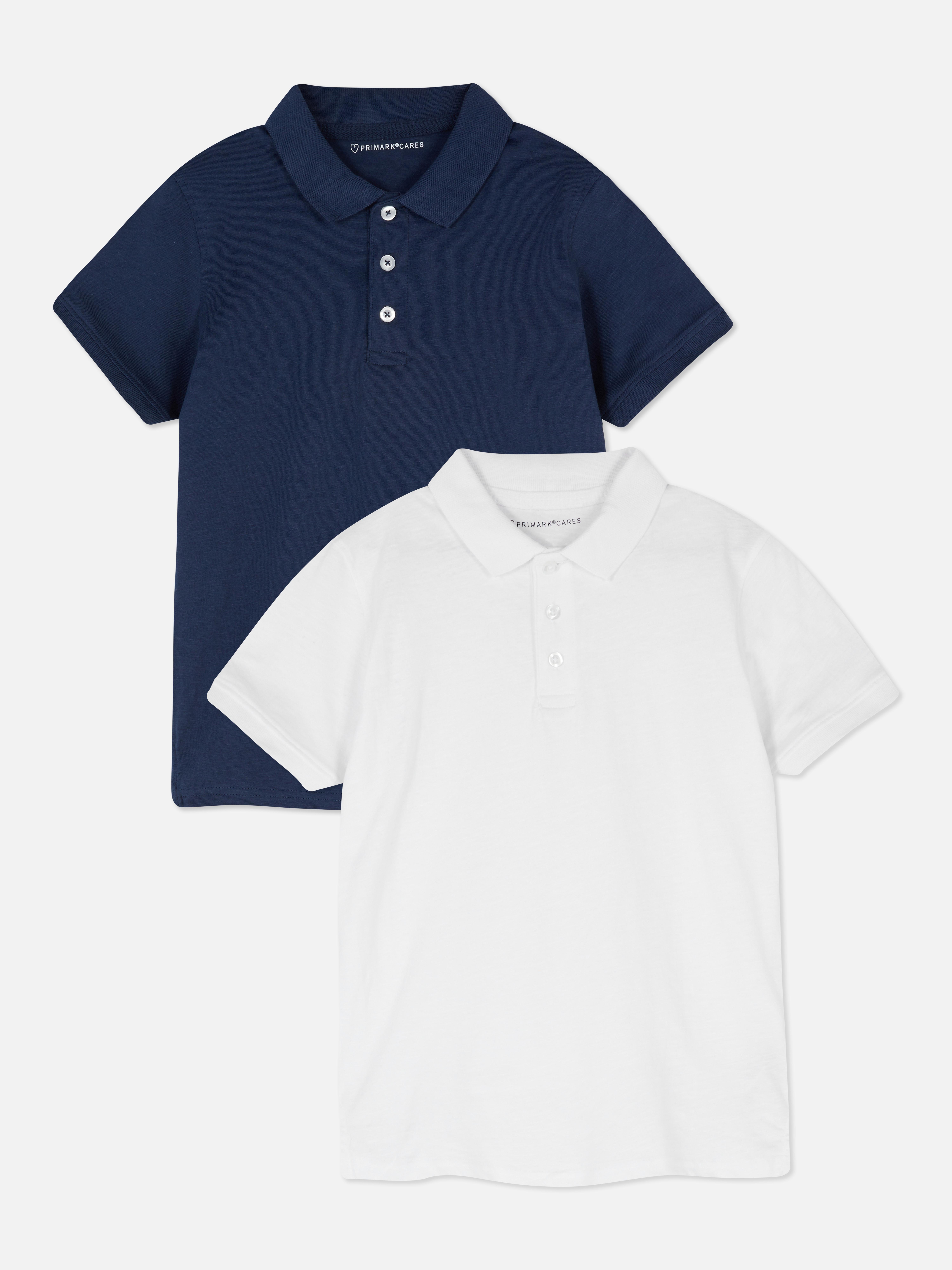 2pk Short Sleeve Polo Shirts