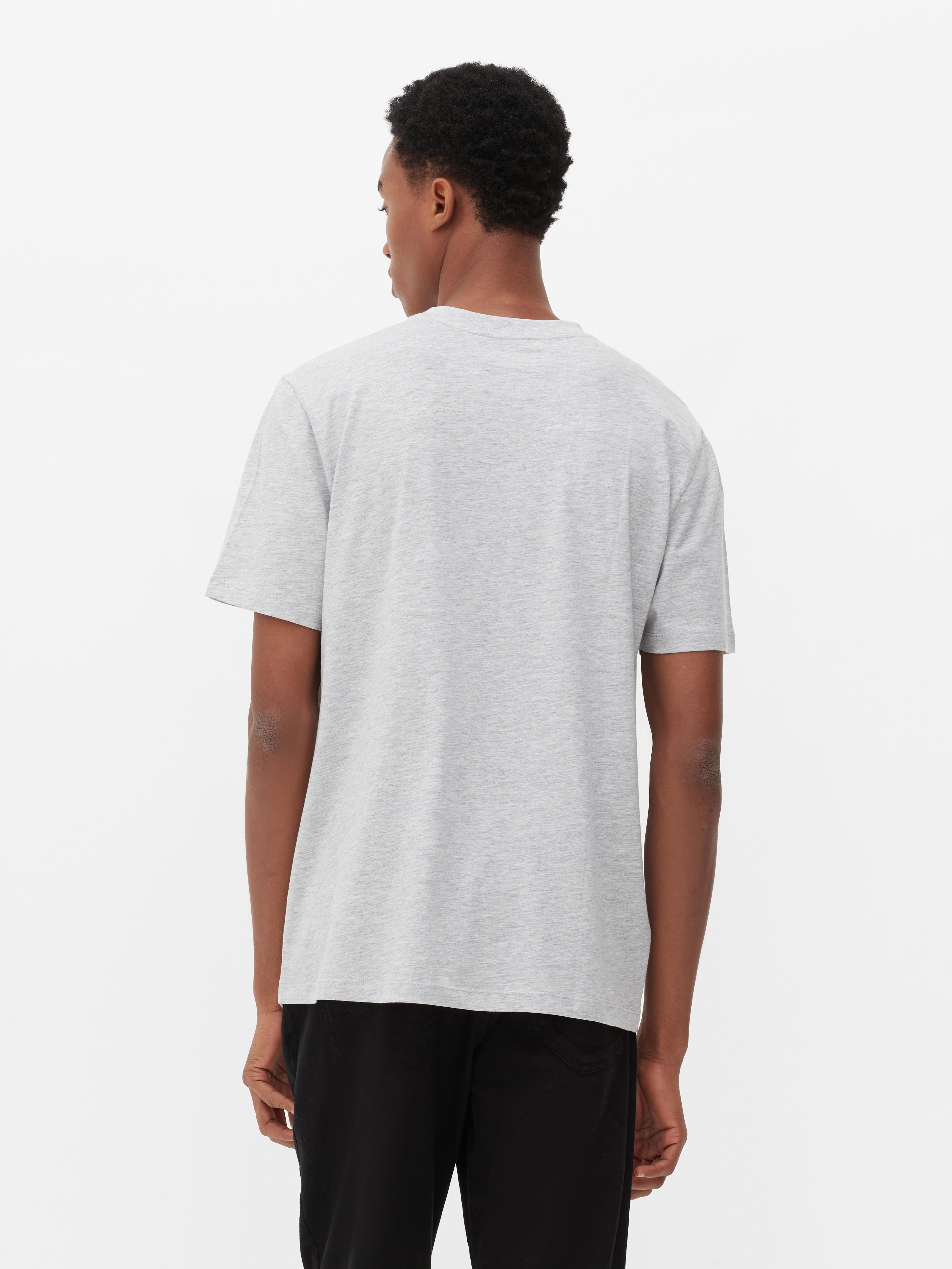 Mens Grey Marl London Skyline T-shirt | Primark