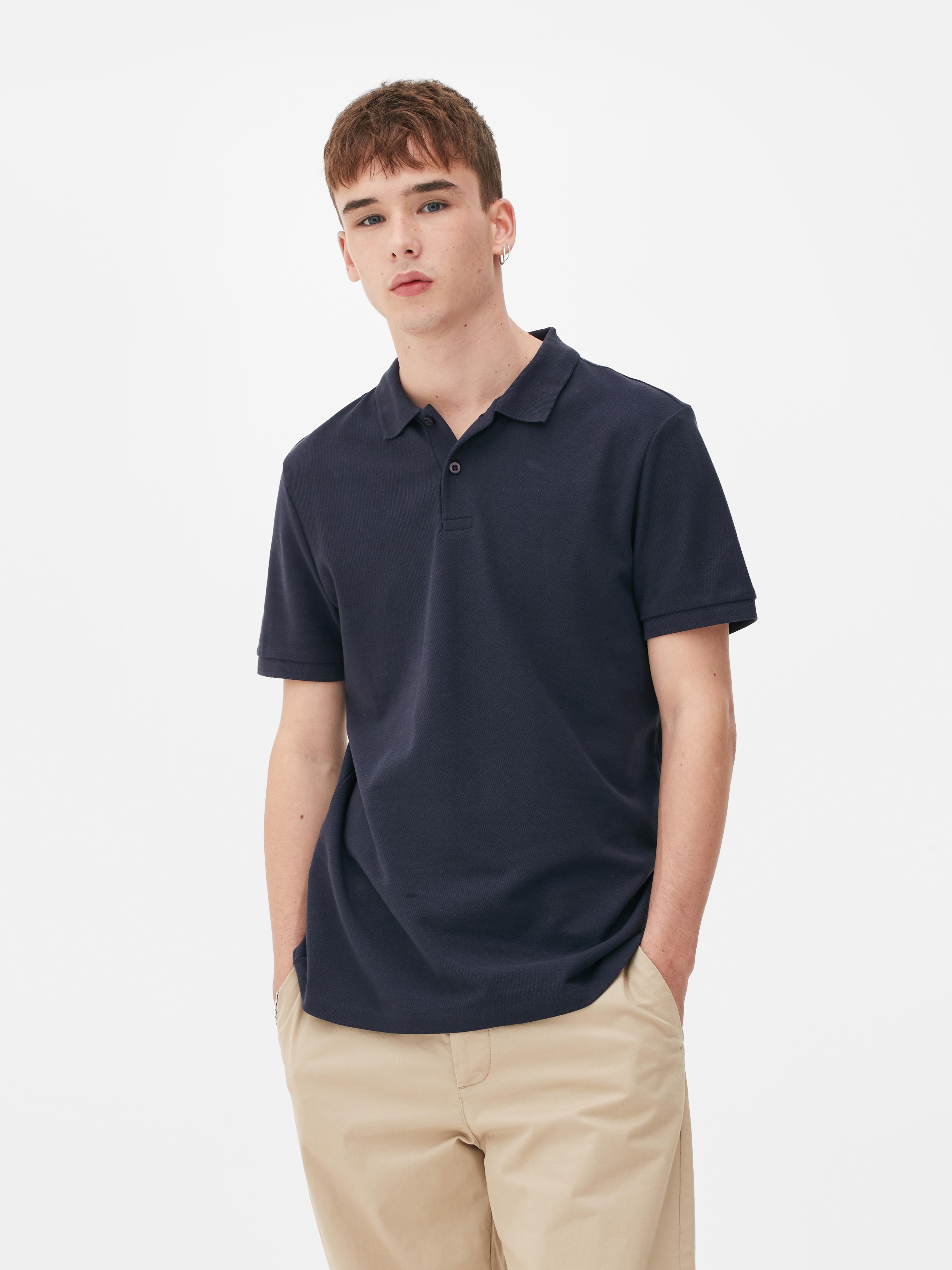 Pique Short Sleeve Polo Shirt | Primark