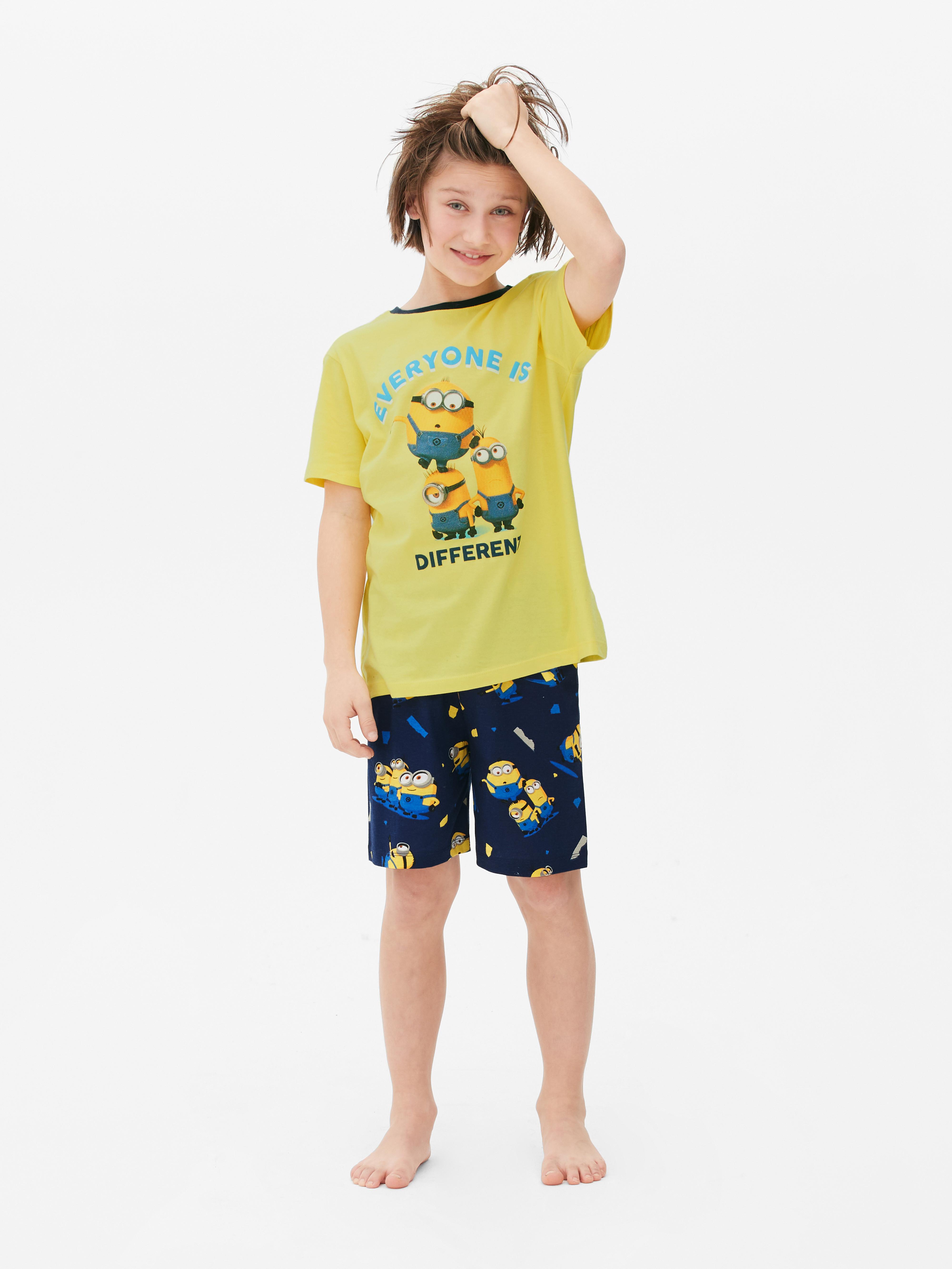 „Minions“ Schlafanzug mit T-Shirt und Shorts