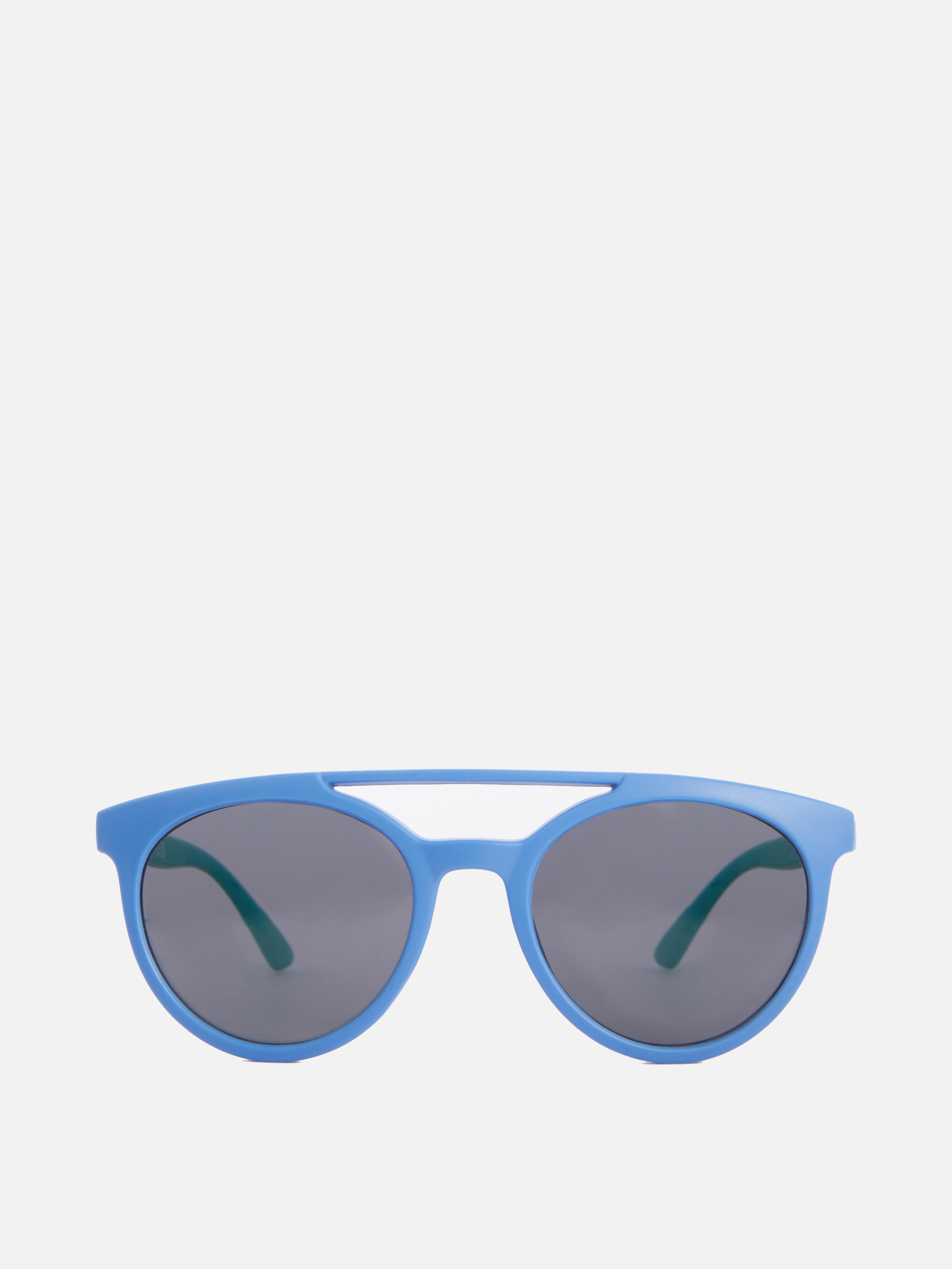 Color Block Round Sunglasses