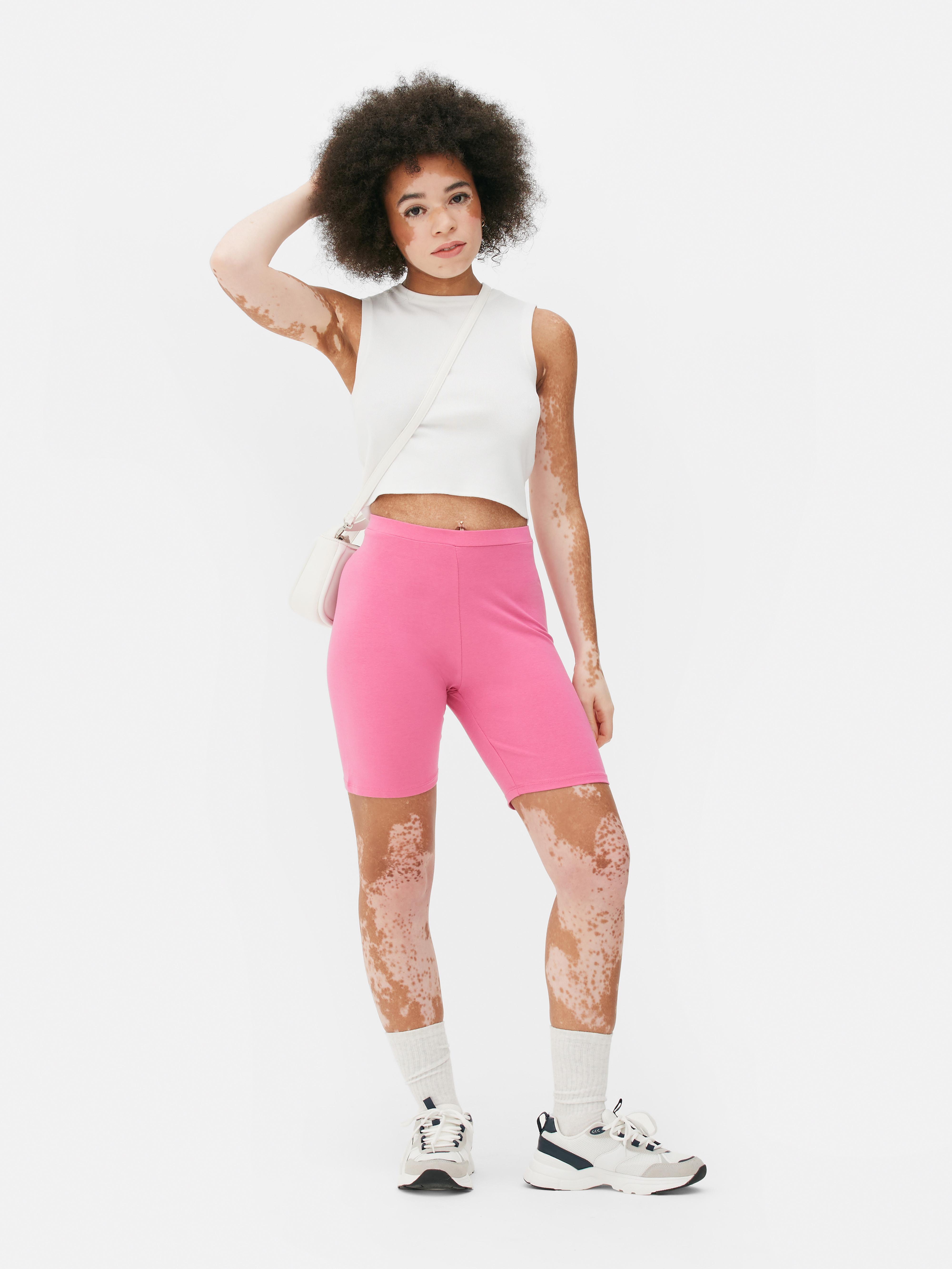 Pink store biker shorts