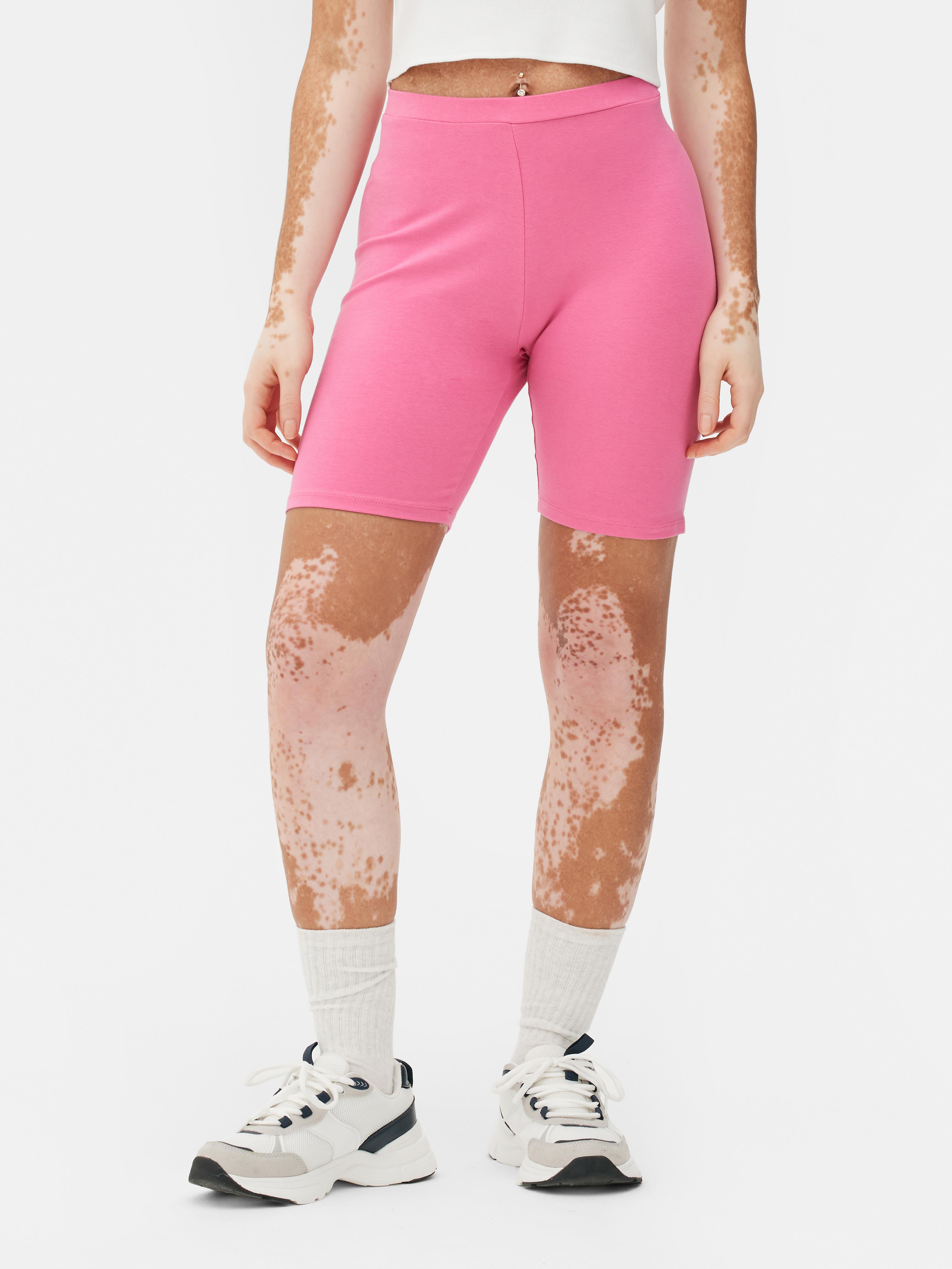 Womens Pink Cotton Cycling Shorts Primark