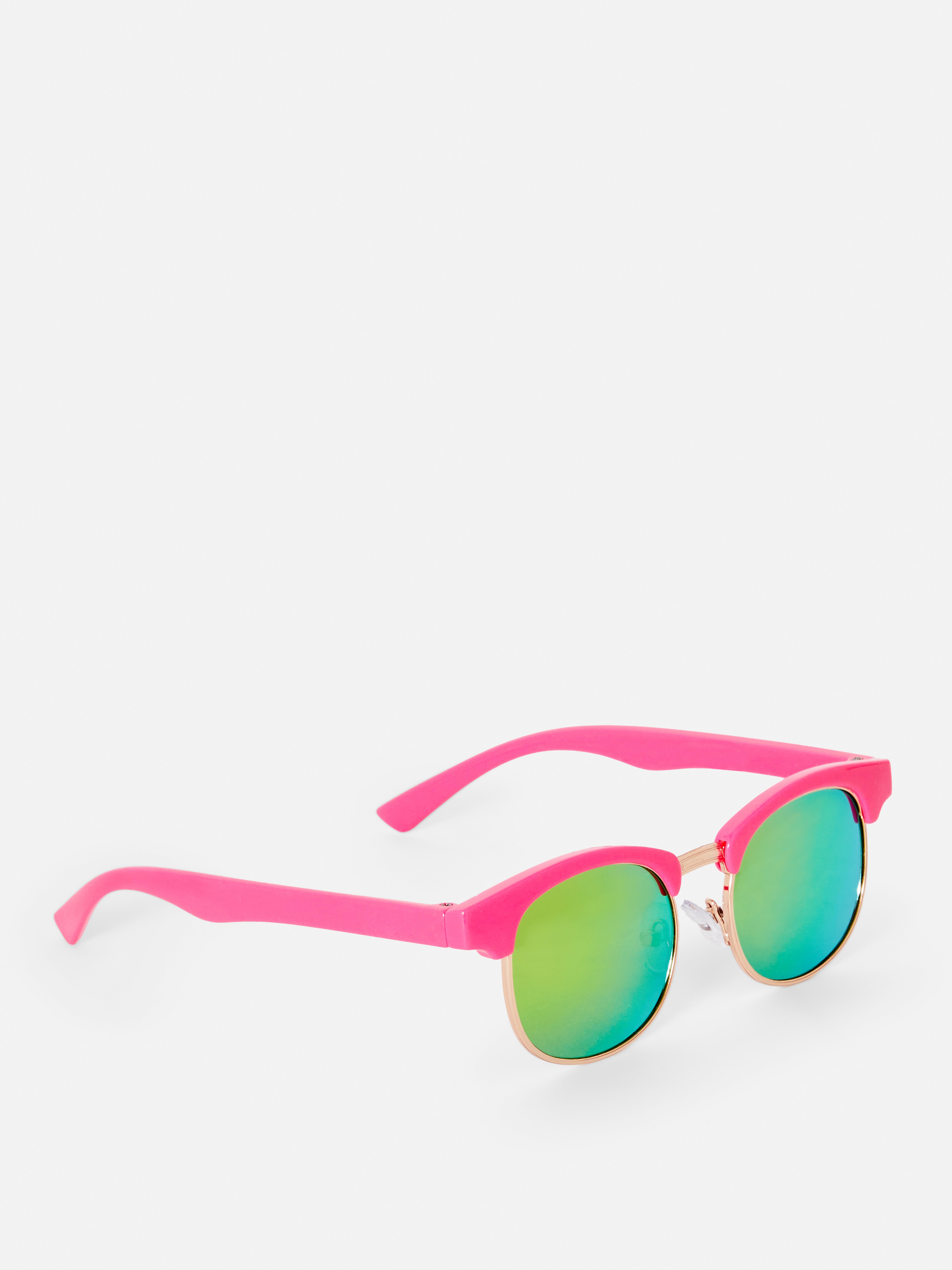 Tinted Block Color Sunglasses