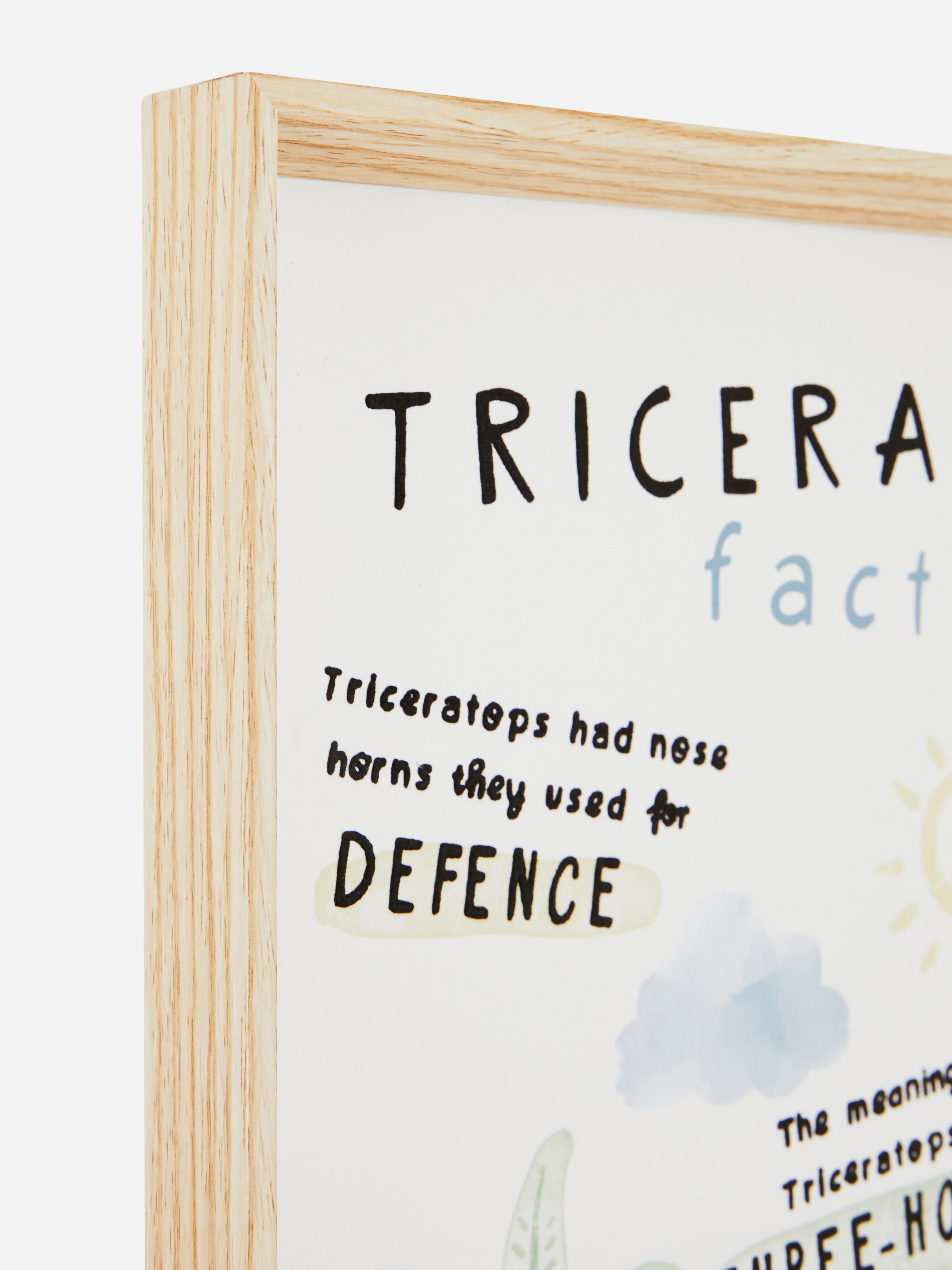 2pk Dinosaur Alphabet Graphic Wall Art