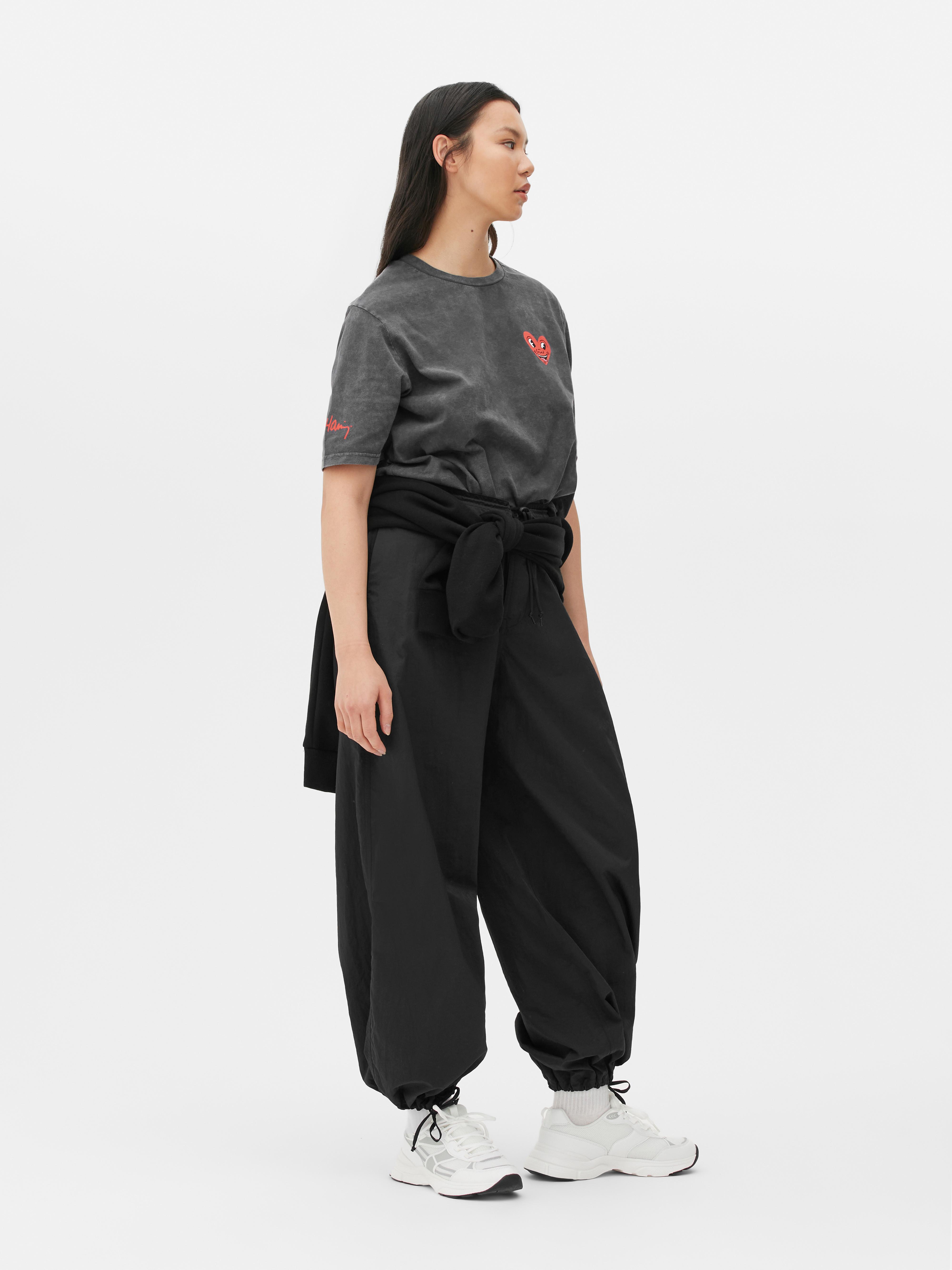 Drawcord Parachute Trousers