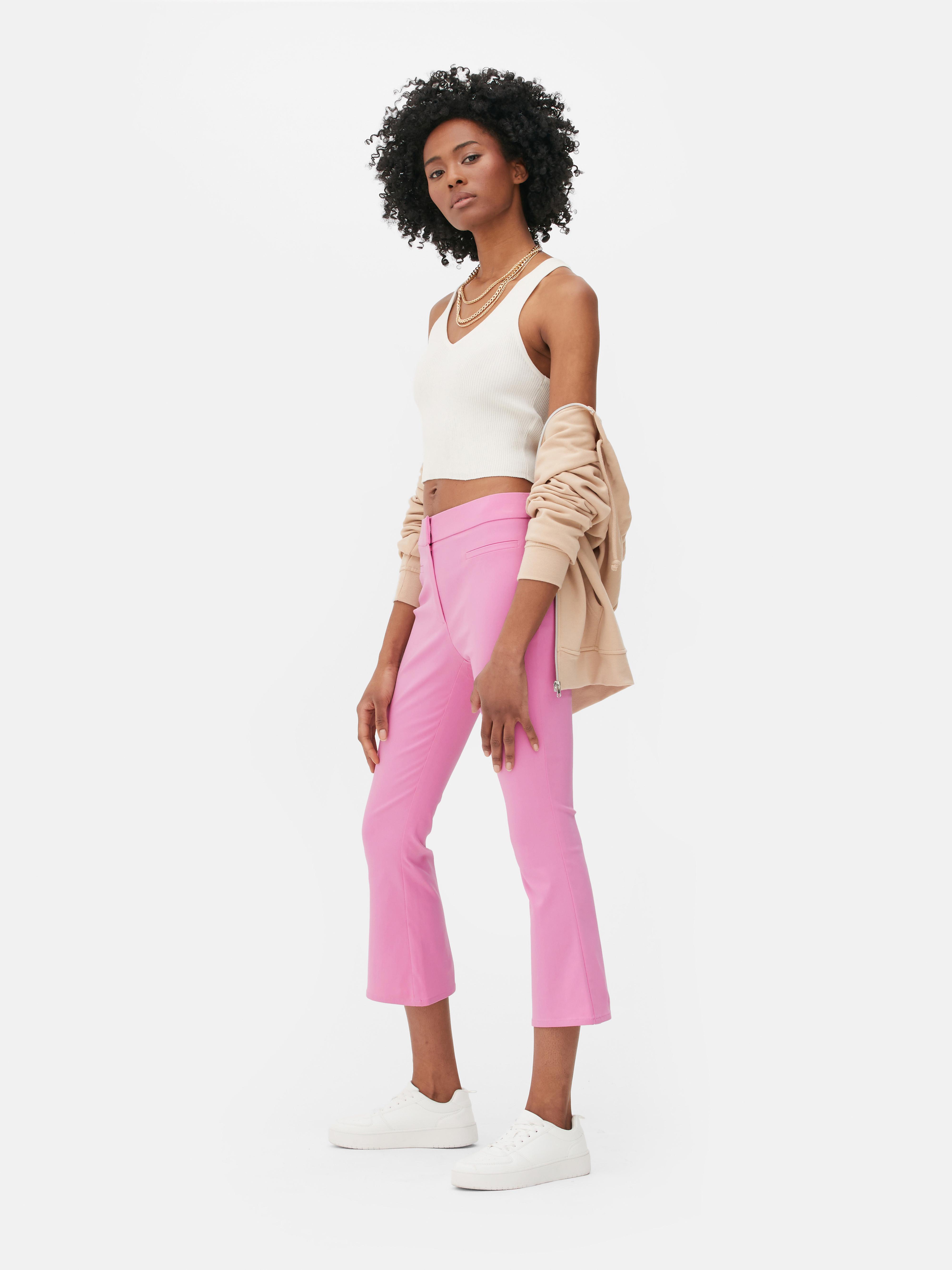 Crop Flare Trousers