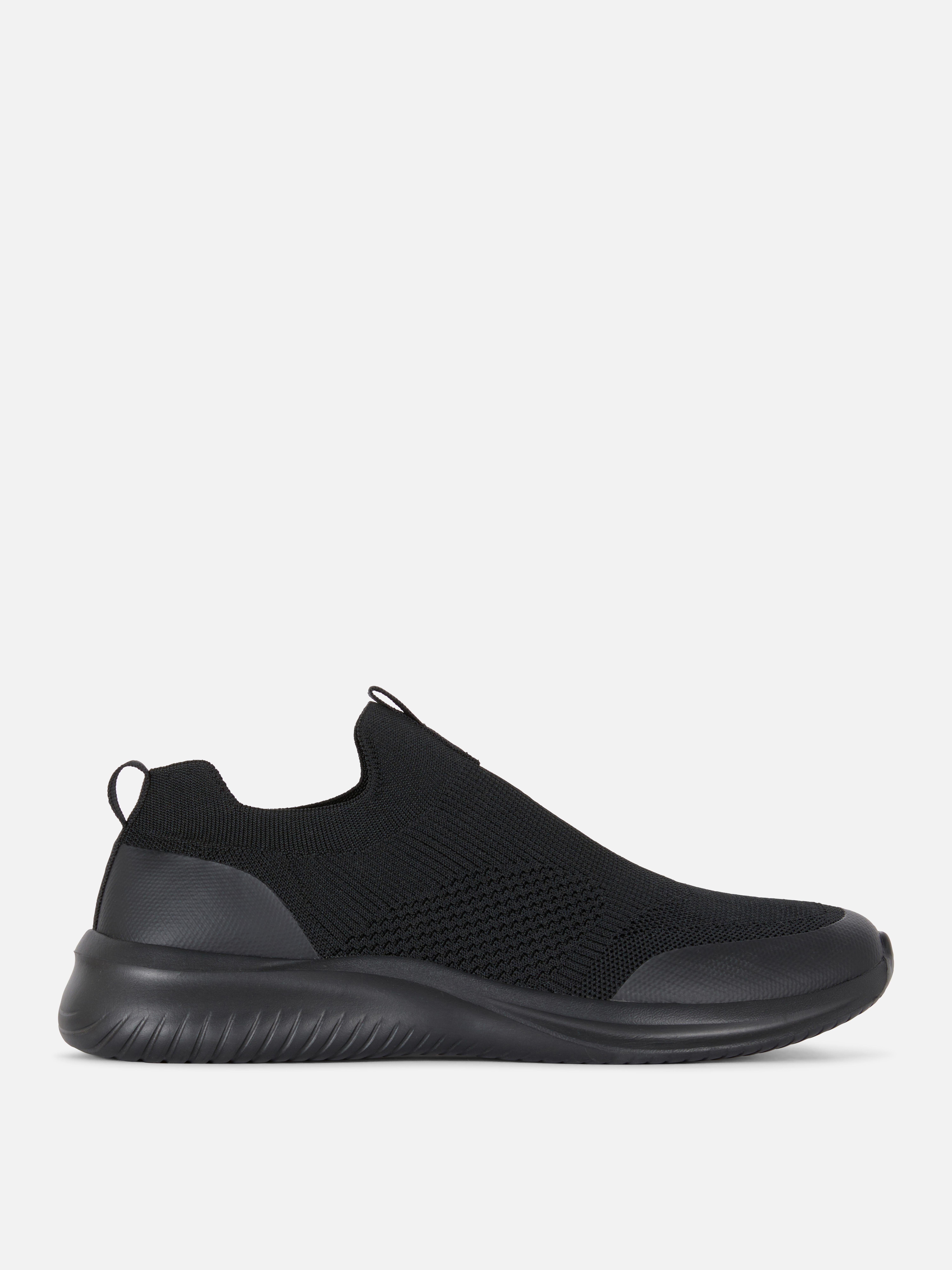 Slip-On Sock Sports Shoes Black