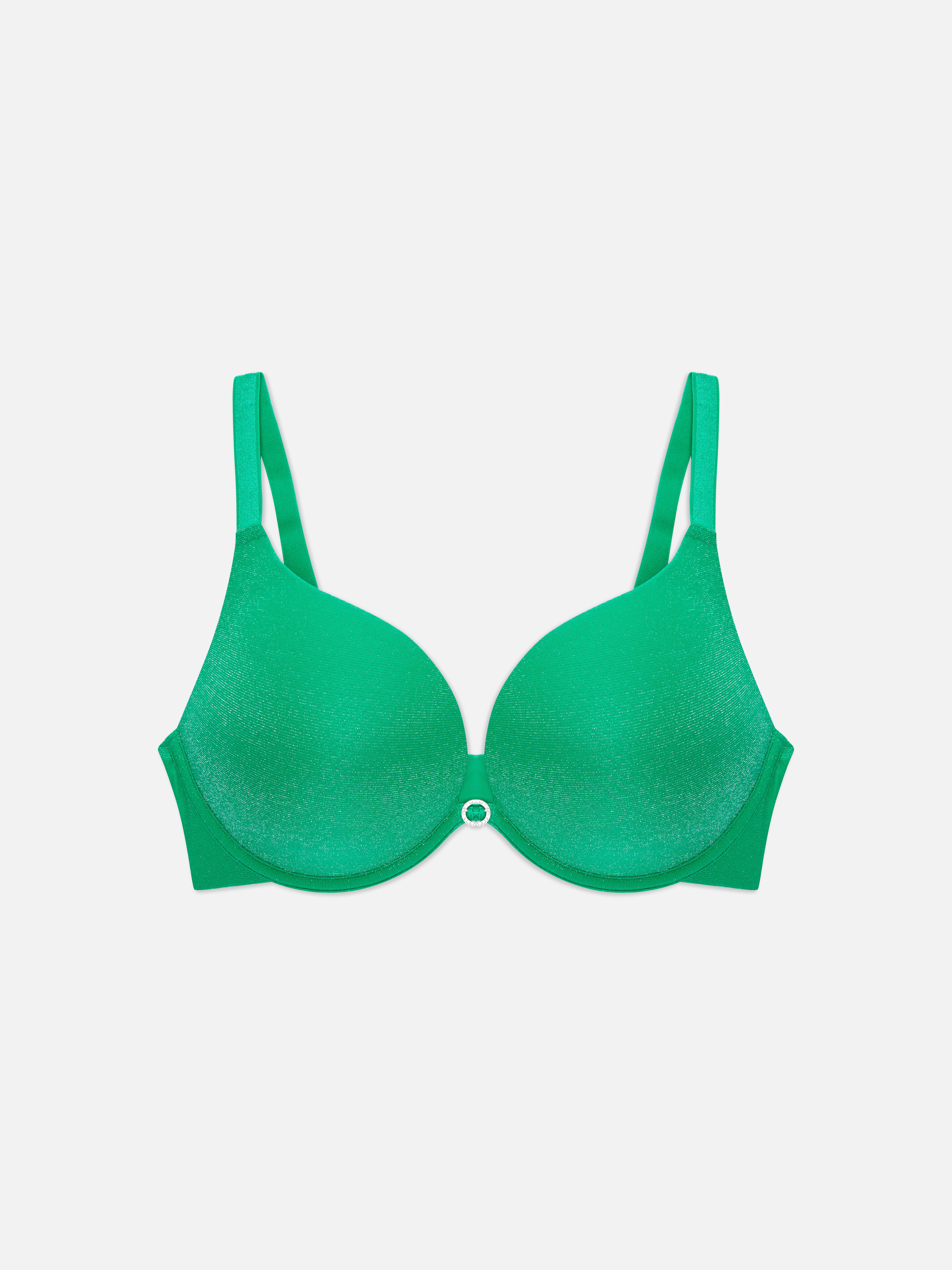 Fashion Fabric Push-Up Plunge Bra