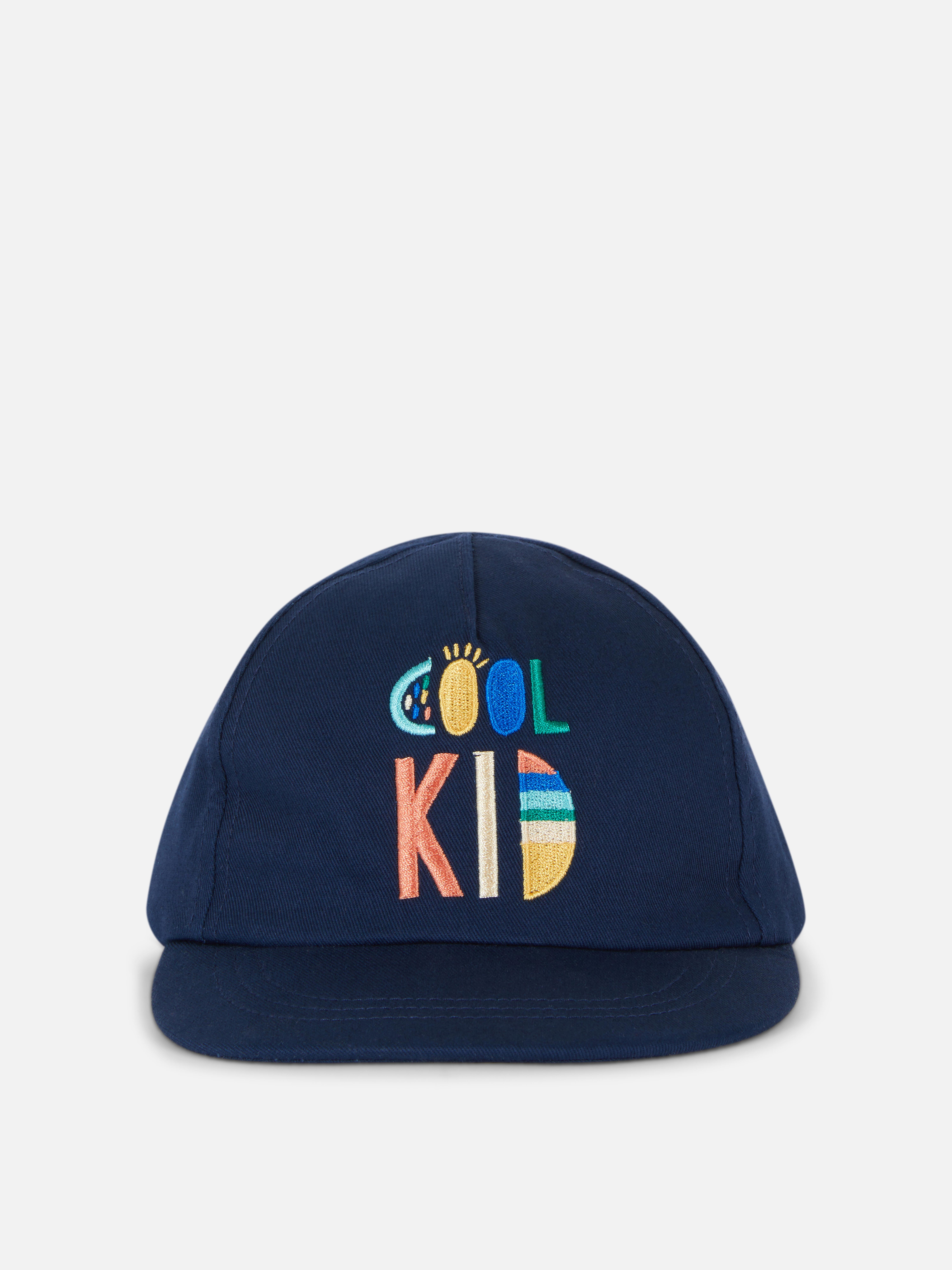 Cool Kid Embroidered Baseball Cap Navy
